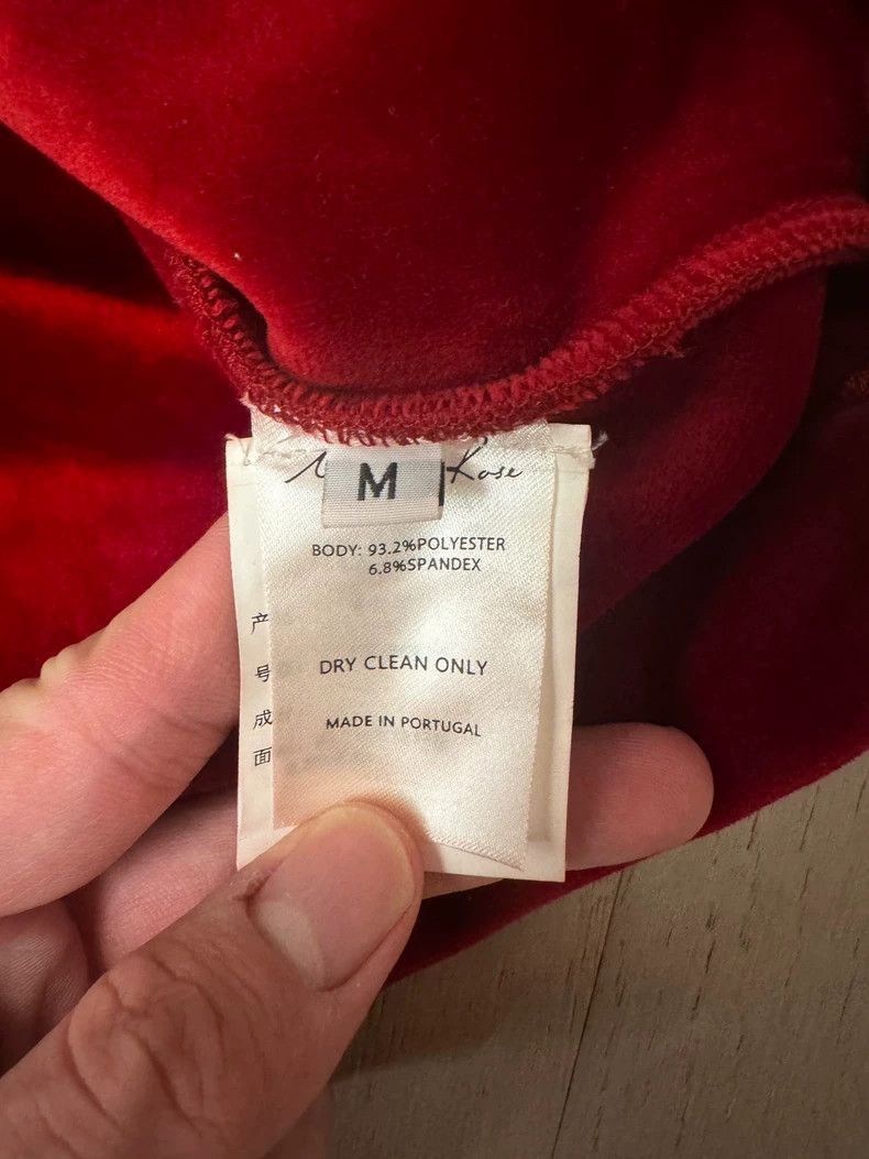 Martine Rose Martine Rose Red Velvet Pullover Sweatshirt Size US M / EU 48-50 / 2 - 3 Thumbnail