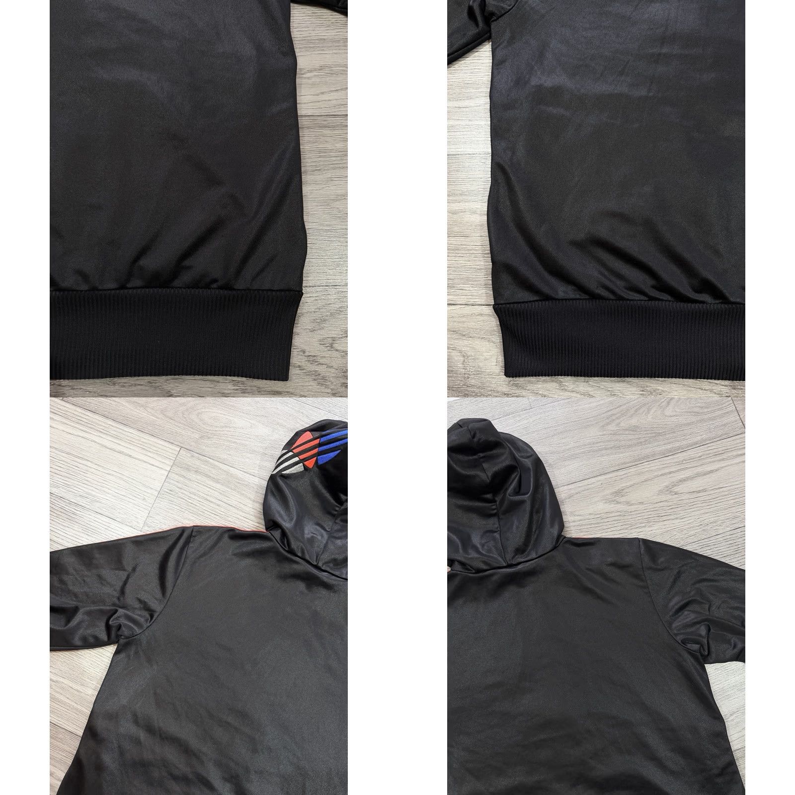 Adidas Adidas Chile 62 Hooded Big Trefoil FIrebird Track Jacket Black Mens XS Jacket Track Zip XS Black Mens Size US XS / EU 42 / 0 - 10 Thumbnail