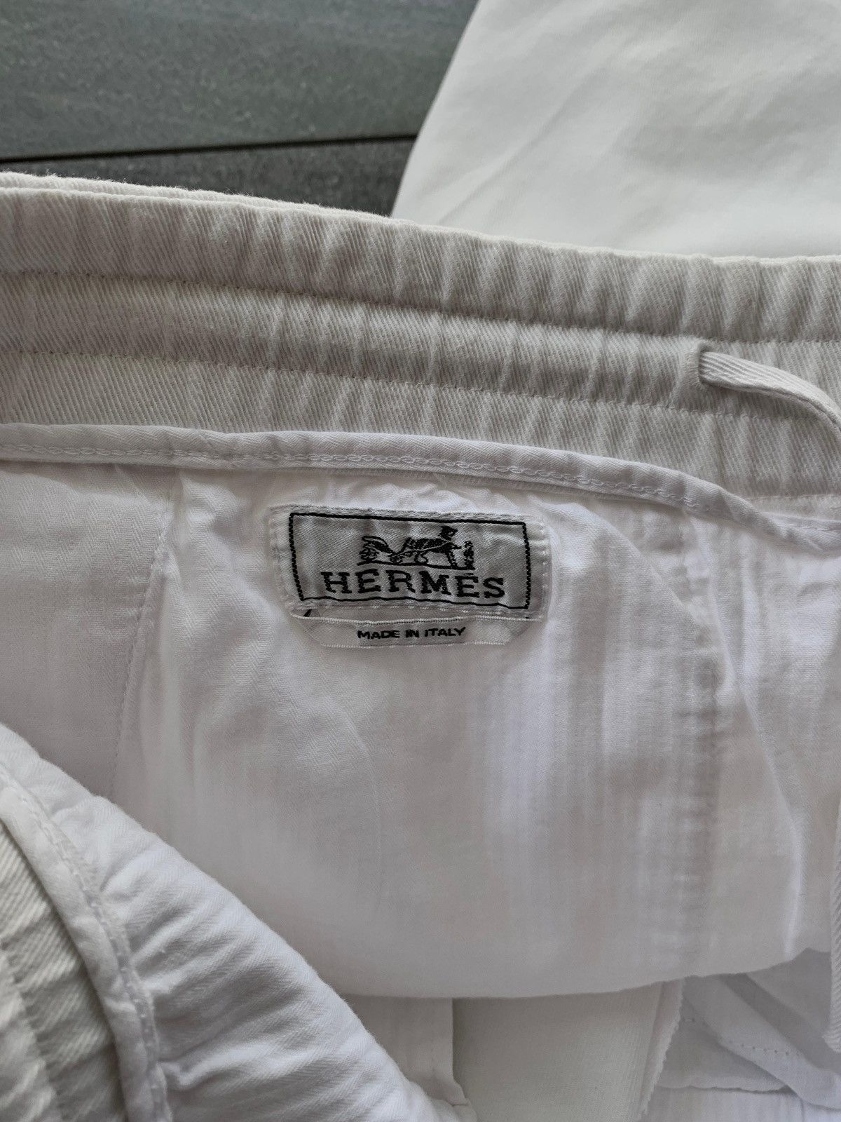 Hermes FREE TAX! Relaxed Cotton Pants Size US 33 - 8 Thumbnail
