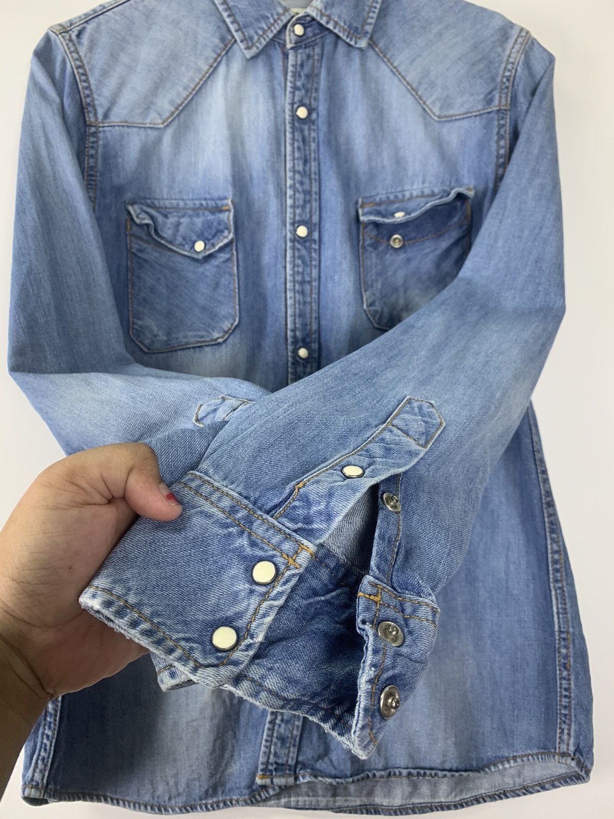 NANO universe Nano Universe western denim shirt Size US L / EU 52-54 / 3 - 8 Thumbnail