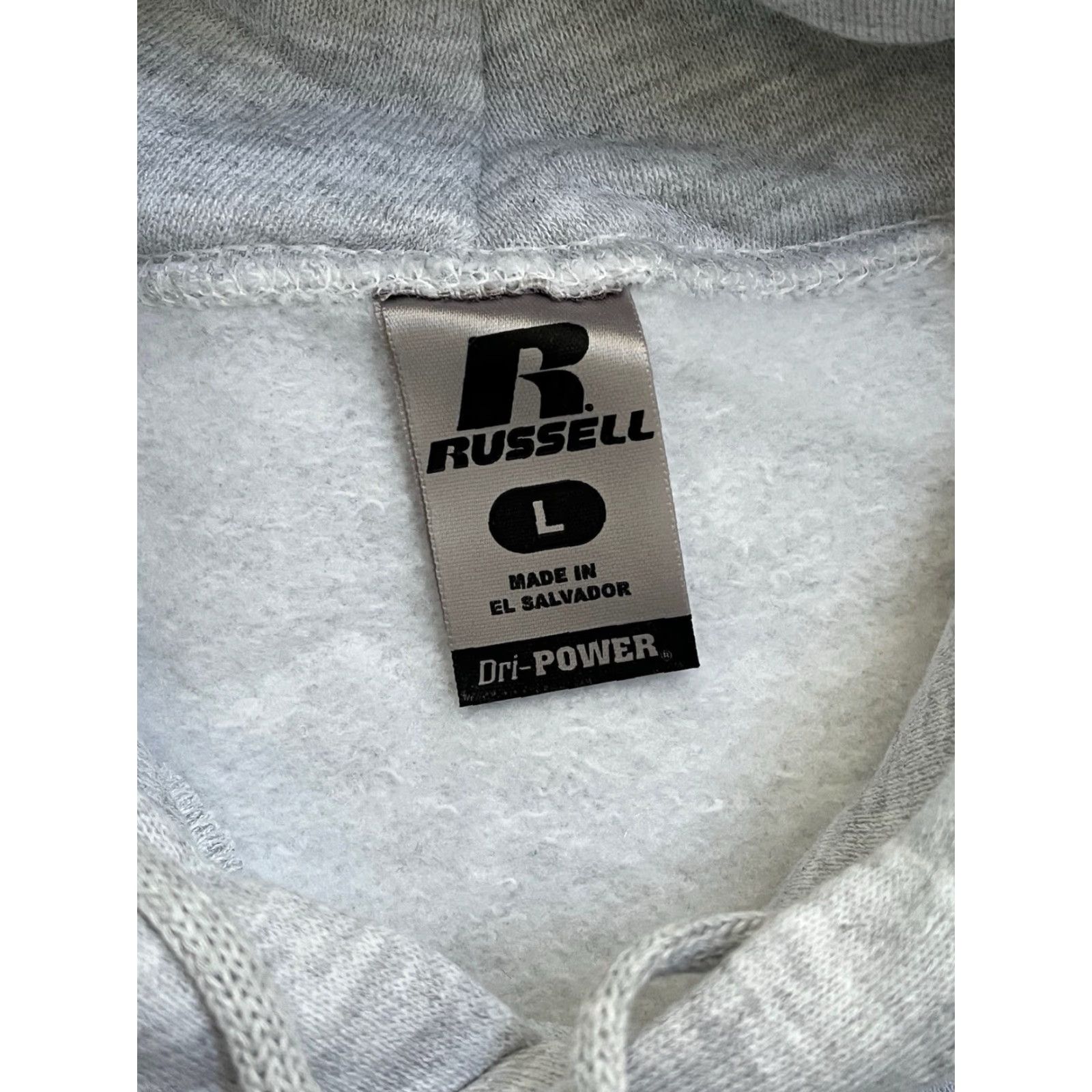 Russell Athletic VINTAGE Russell Athletic Hoodie Mens L Gray Deadstock NWT 2010s Pullover Long 27" 24.5" 24" Sleeves birch grey Mens Size US L / EU 52-54 / 3 - 6 Thumbnail