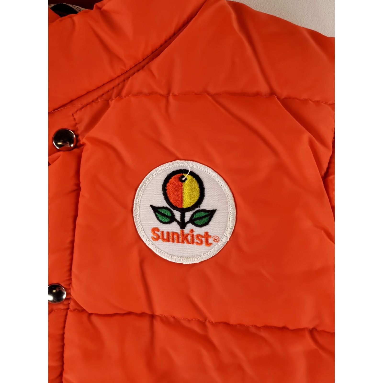 Vintage VINTAGE Sunkist Soda Vest VTG 80s 90s Swingster Orange Made USA Mens S Vest Nylon Puffer Jacket Men Small Man Mens S? Size US S / EU 44-46 / 1 - 2 Thumbnail
