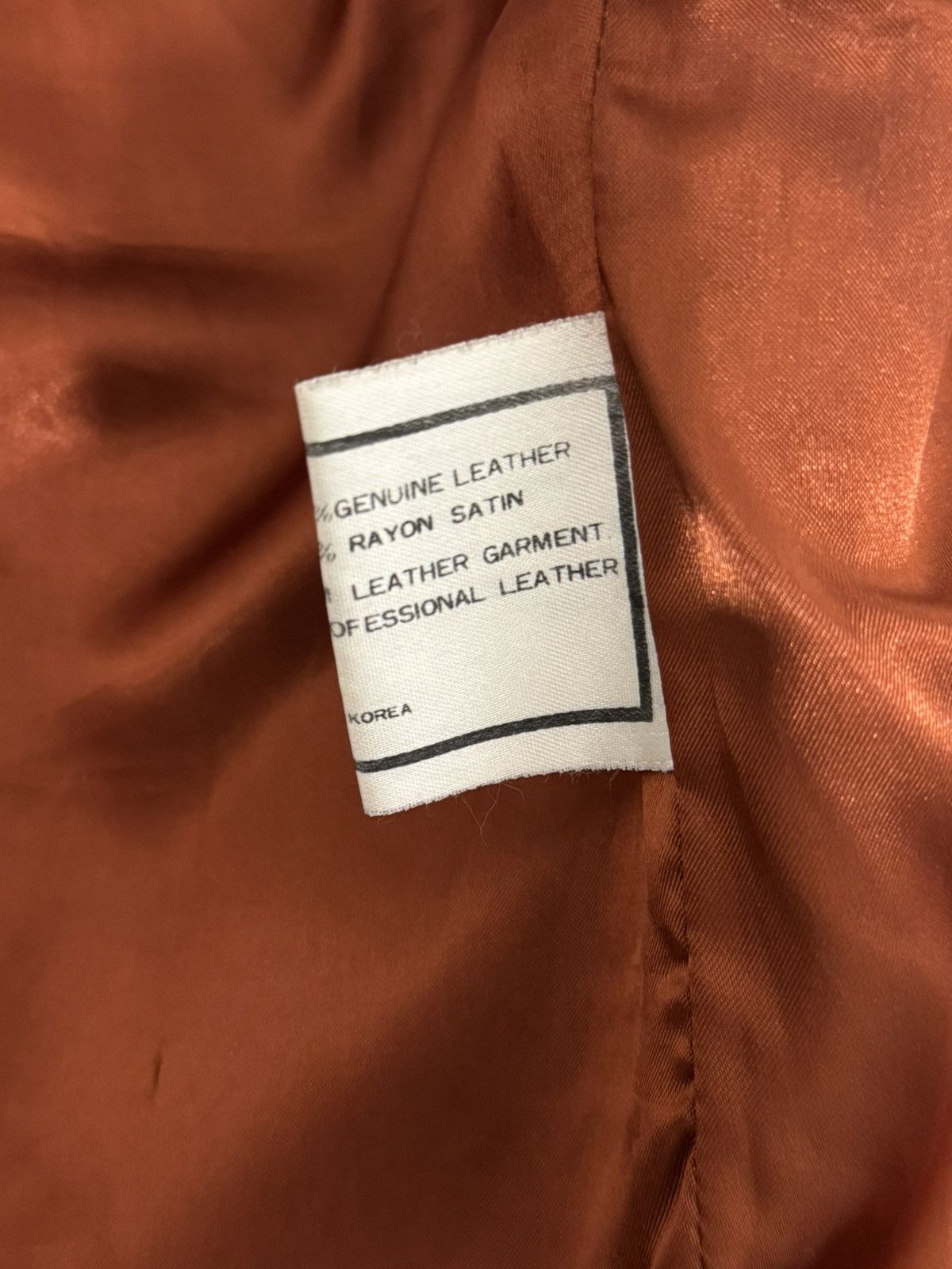 Vintage 70s RED 100% LEATHER JACKET SMALL W/ SATIN LINING KOREAN Size US S / EU 44-46 / 1 - 5 Thumbnail
