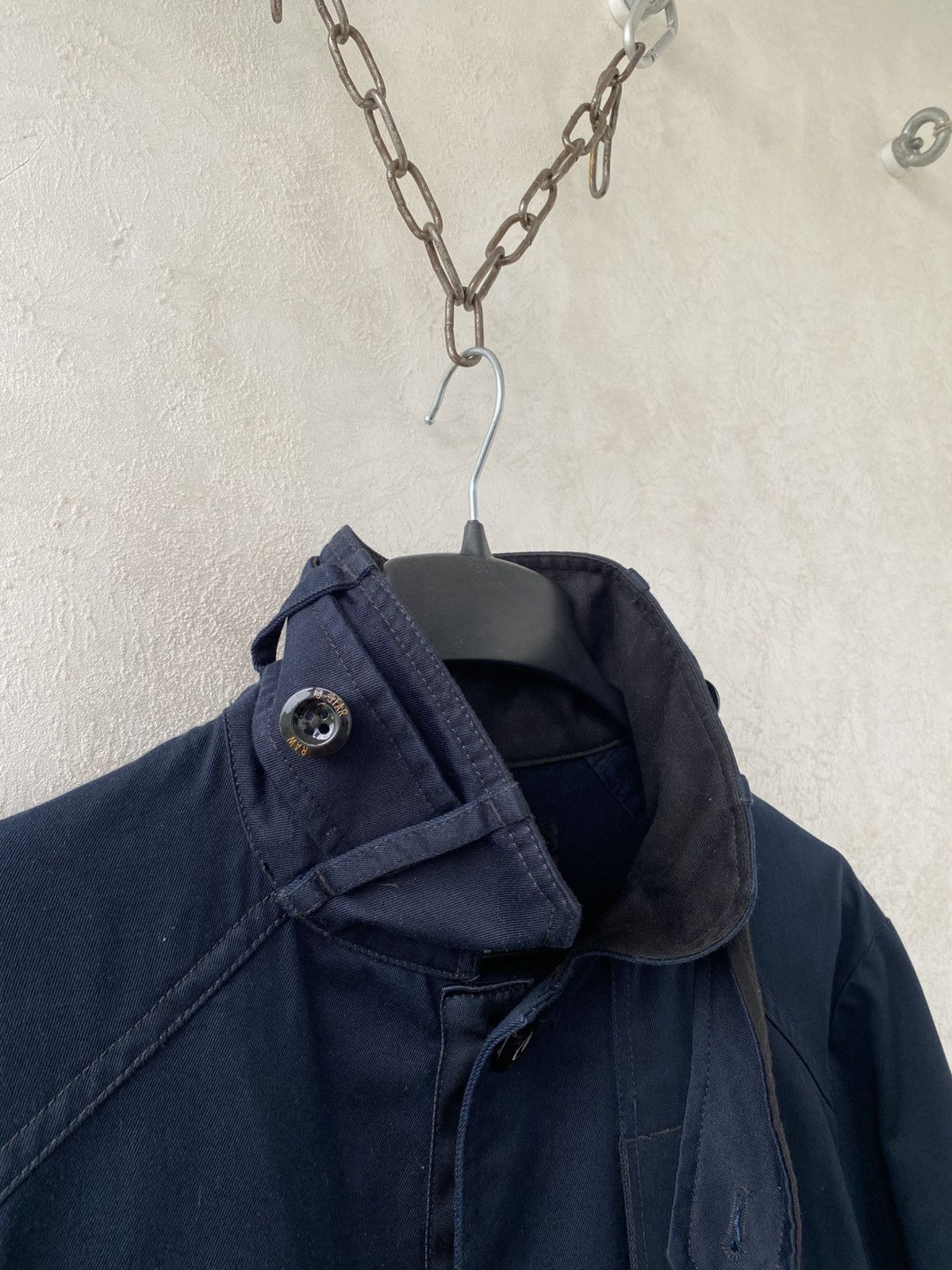 G-Star G-Star Raw Garber Navy Military Cotton Trench Coat Jacket Size US M / EU 48-50 / 2 - 10 Thumbnail