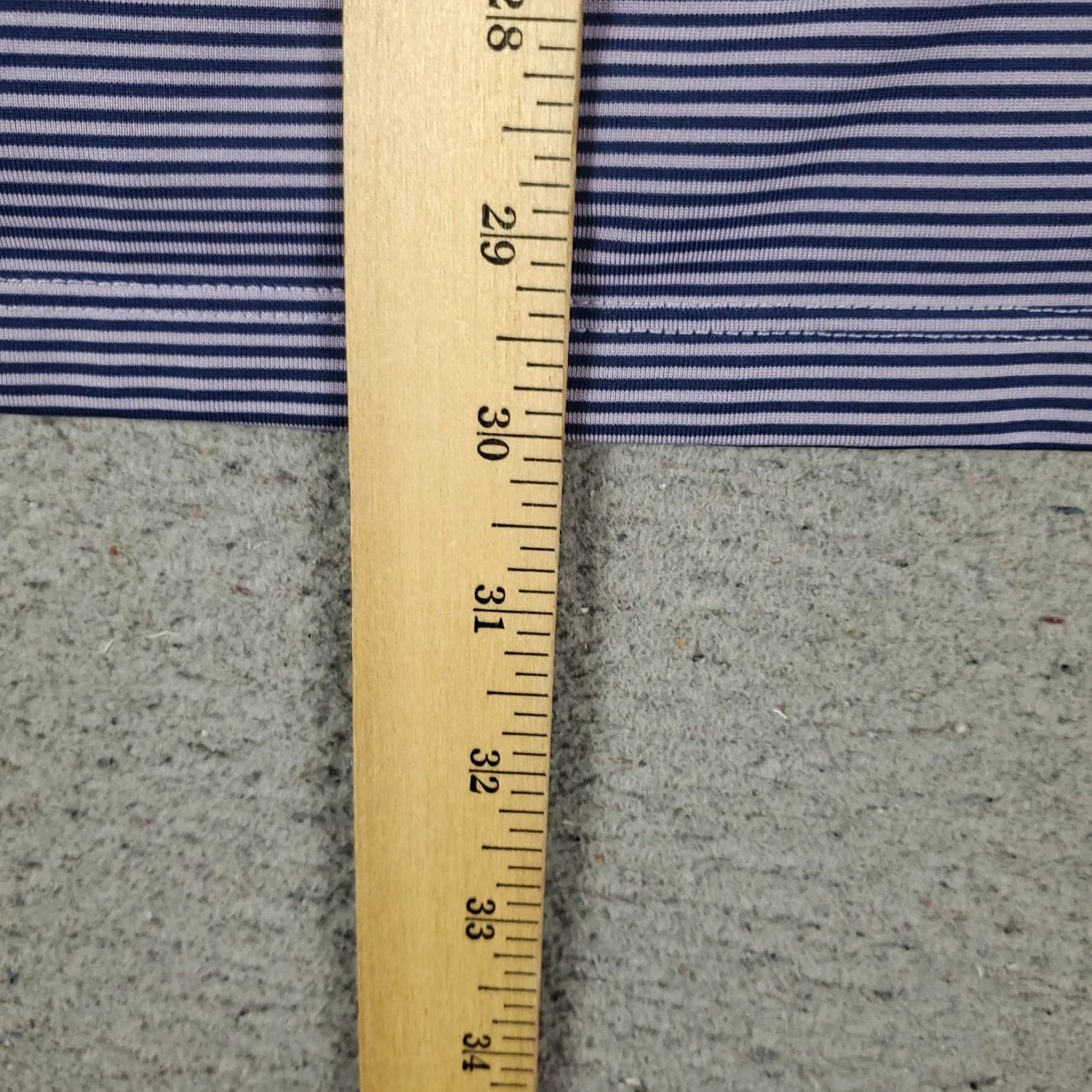 Vintage Greyson Polo Shirt Mens L Blue Striped Button Collar Short Sleeve Golf Casual Polo Shirt Size US L / EU 52-54 / 3 - 6 Thumbnail