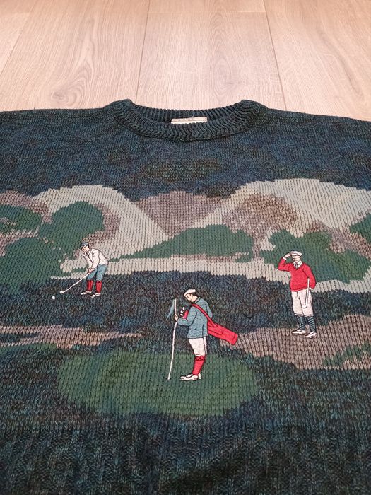 Vintage discount golf sweater