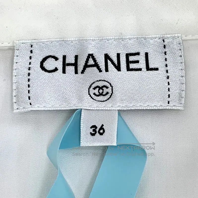 Chanel Chanel White Cotton Women's Shirt . Size XS / US 0-2 / IT 36-38 - 5 Thumbnail