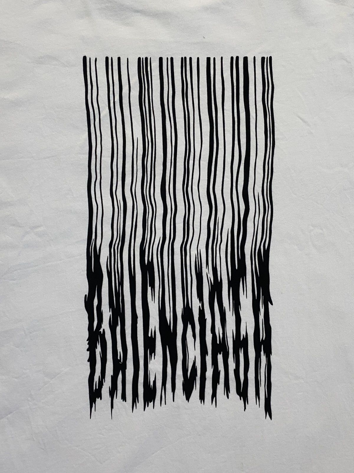 Balenciaga Balenciaga - Barcode Logo T Shirt Oversized 2021 Size US XS / EU 42 / 0 - 5 Thumbnail