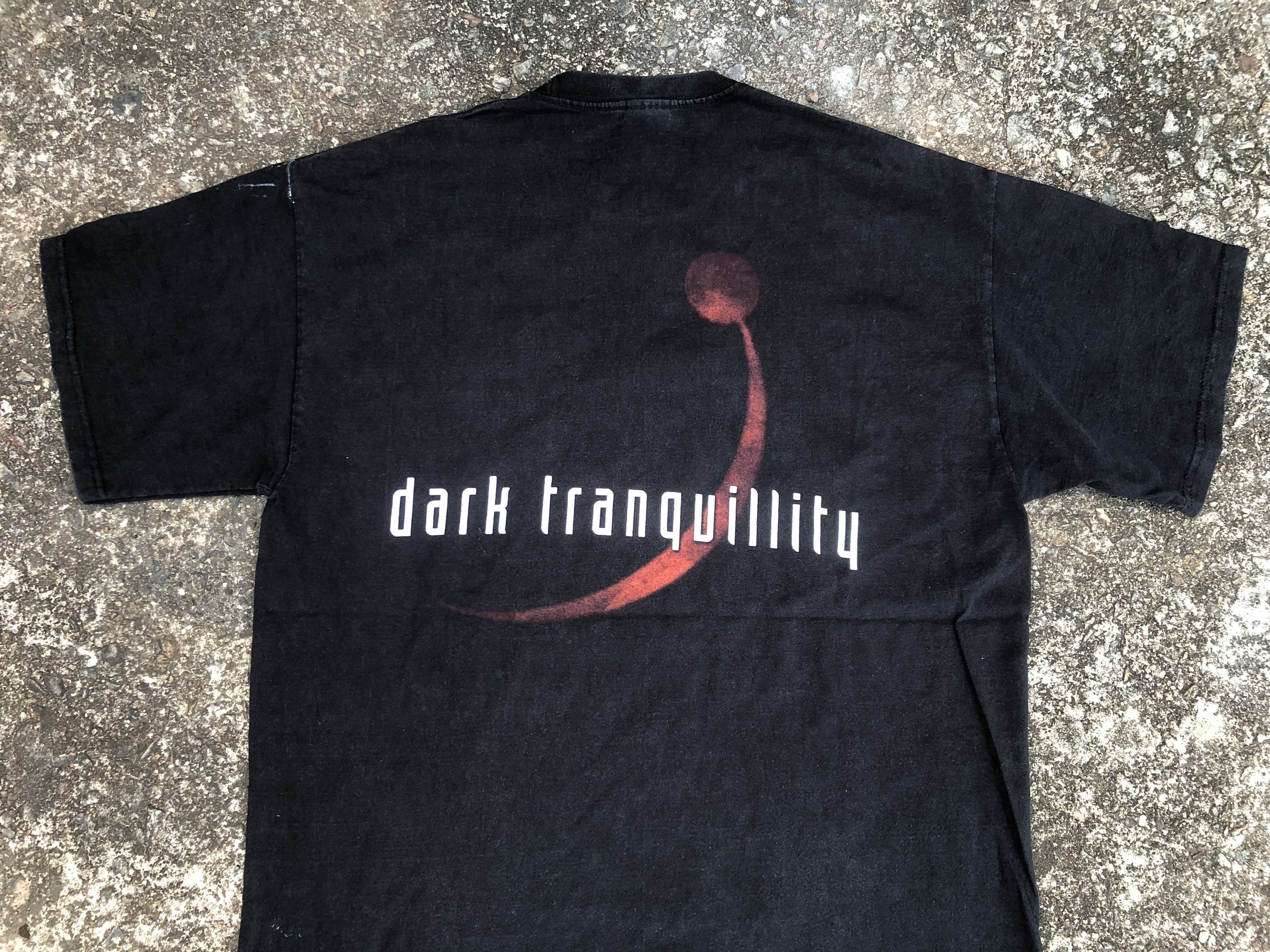 Vintage 🔥Vtg Y2K DARK TRANQUILLITY Hours Passed Metal Band T-Shirt Size US L / EU 52-54 / 3 - 7 Thumbnail
