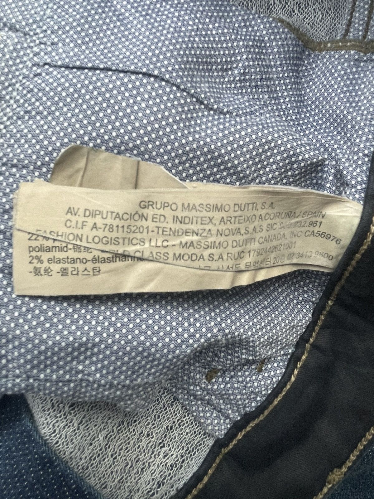 Massimo Dutti Massimo Dutti Slim Fit Denim Size US 35 - 15 Thumbnail