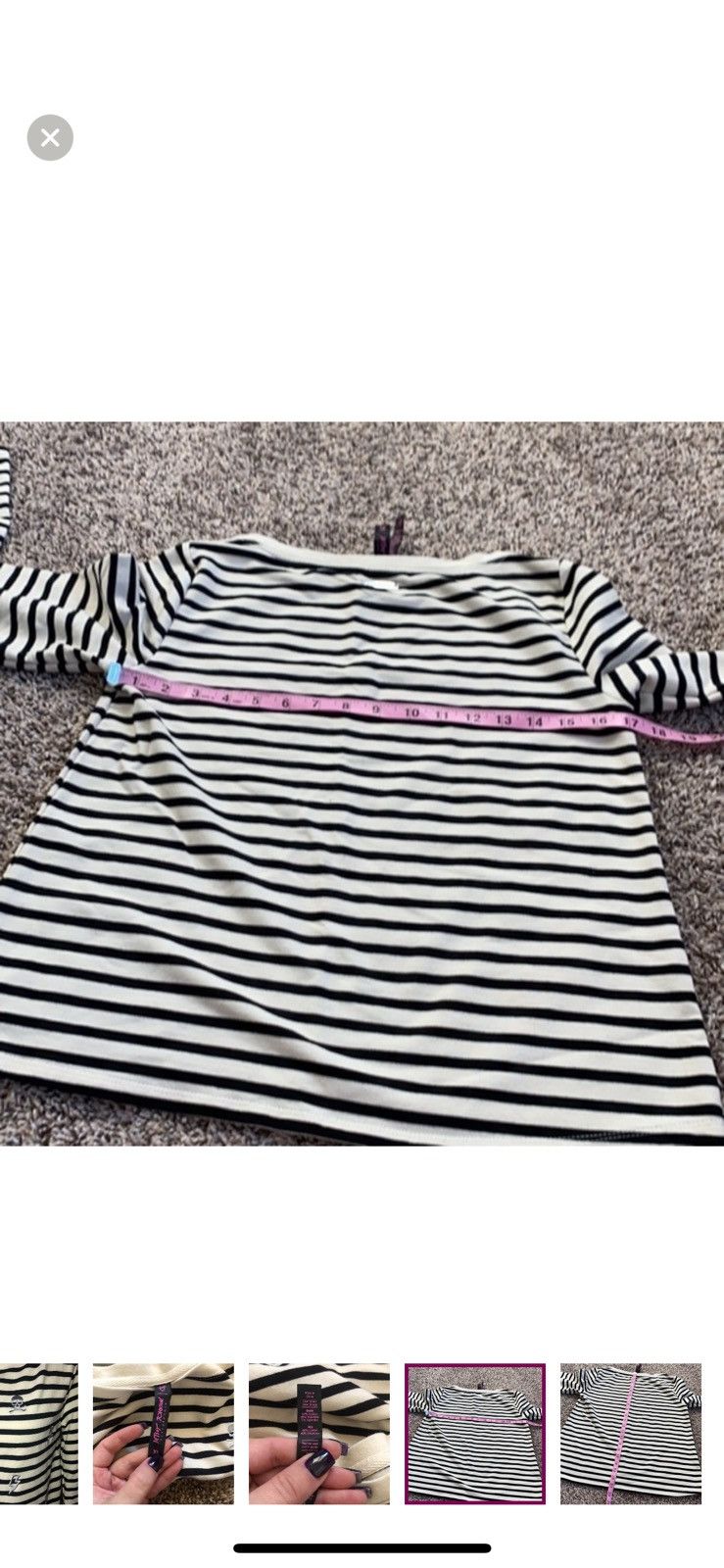 Betsey Johnson Betsey Johnson XS striped performance top Size XS / US 0-2 / IT 36-38 - 3 Thumbnail