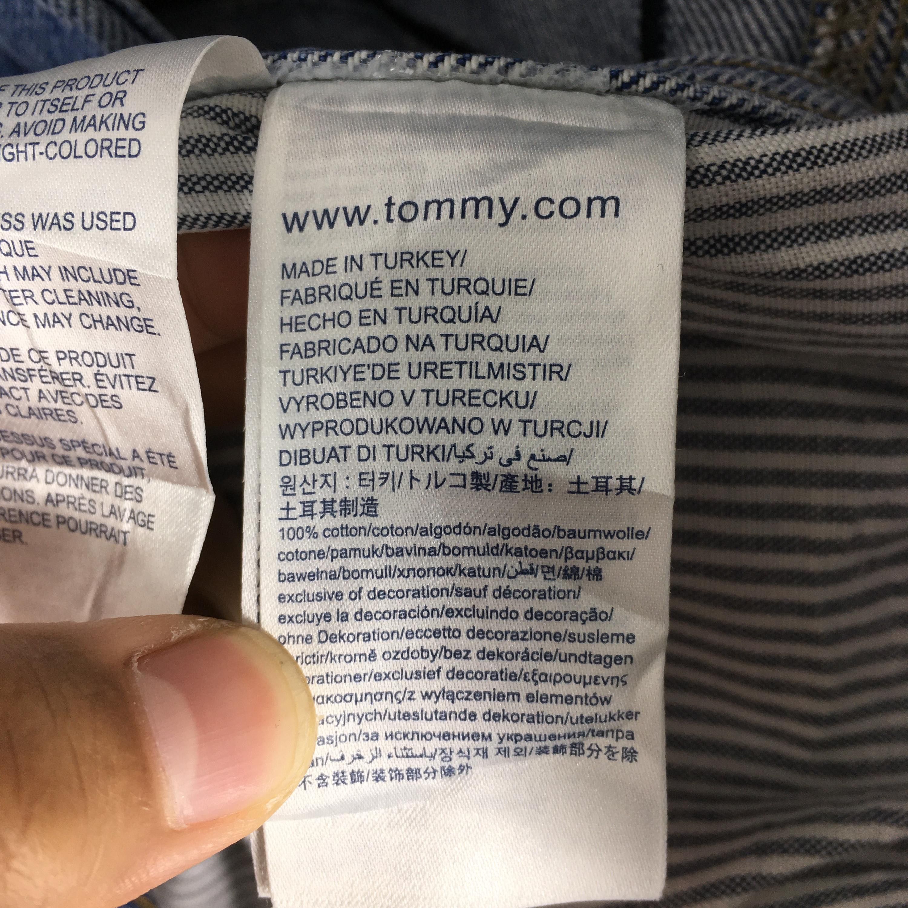 Tommy Hilfiger Vintage Tommy Hilfiger Trucker Denim Jacket XSmall Size US XS / EU 42 / 0 - 8 Thumbnail