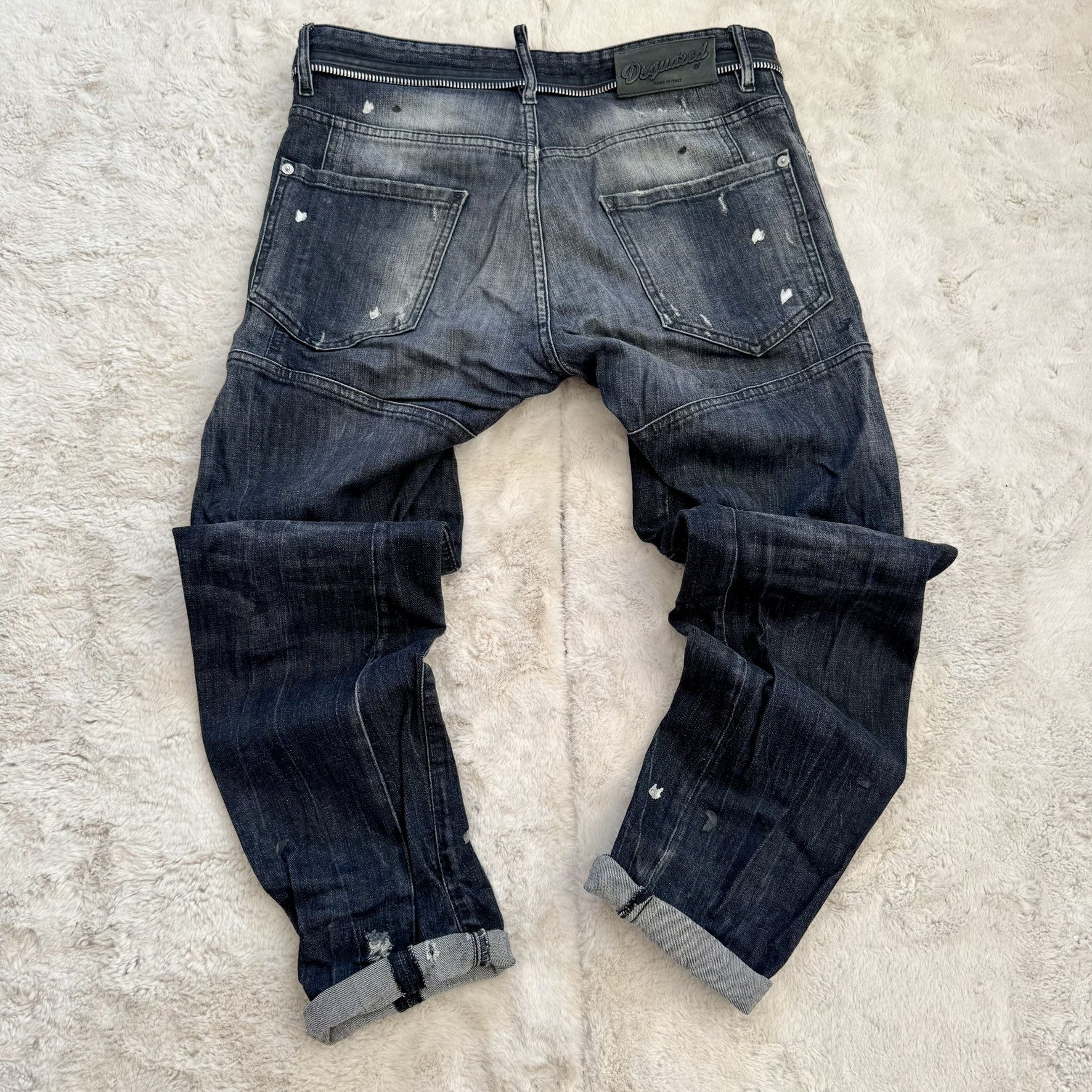 Dsquared2 Dsquared2 Distressed Black Jeans w/ Knee Stitching – Size 48 Size US 32 / EU 48 - 5 Thumbnail