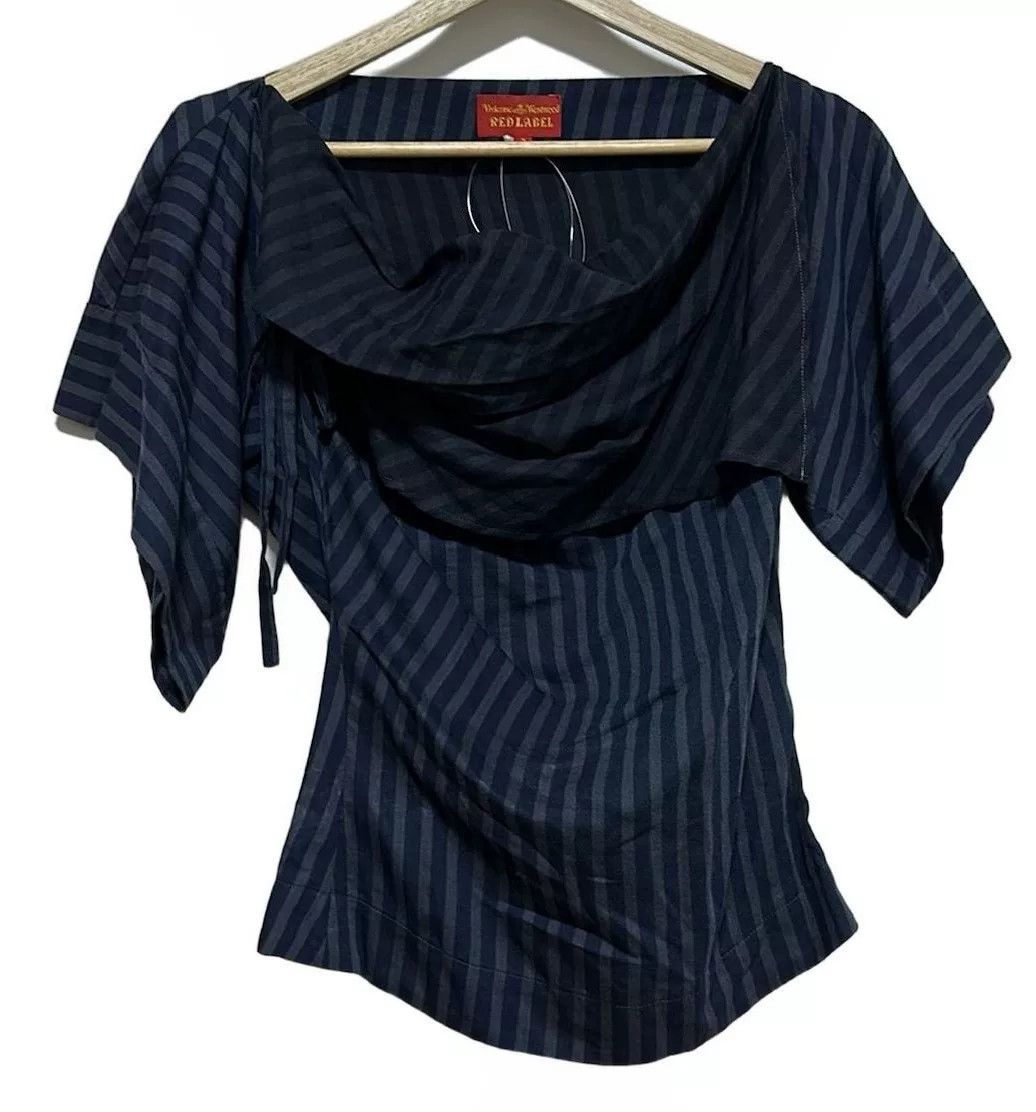 Vivienne Westwood Vivienne Westwood Red Label Striped Knit Top Size M / US 6-8 / IT 42-44 - 1 Thumbnail