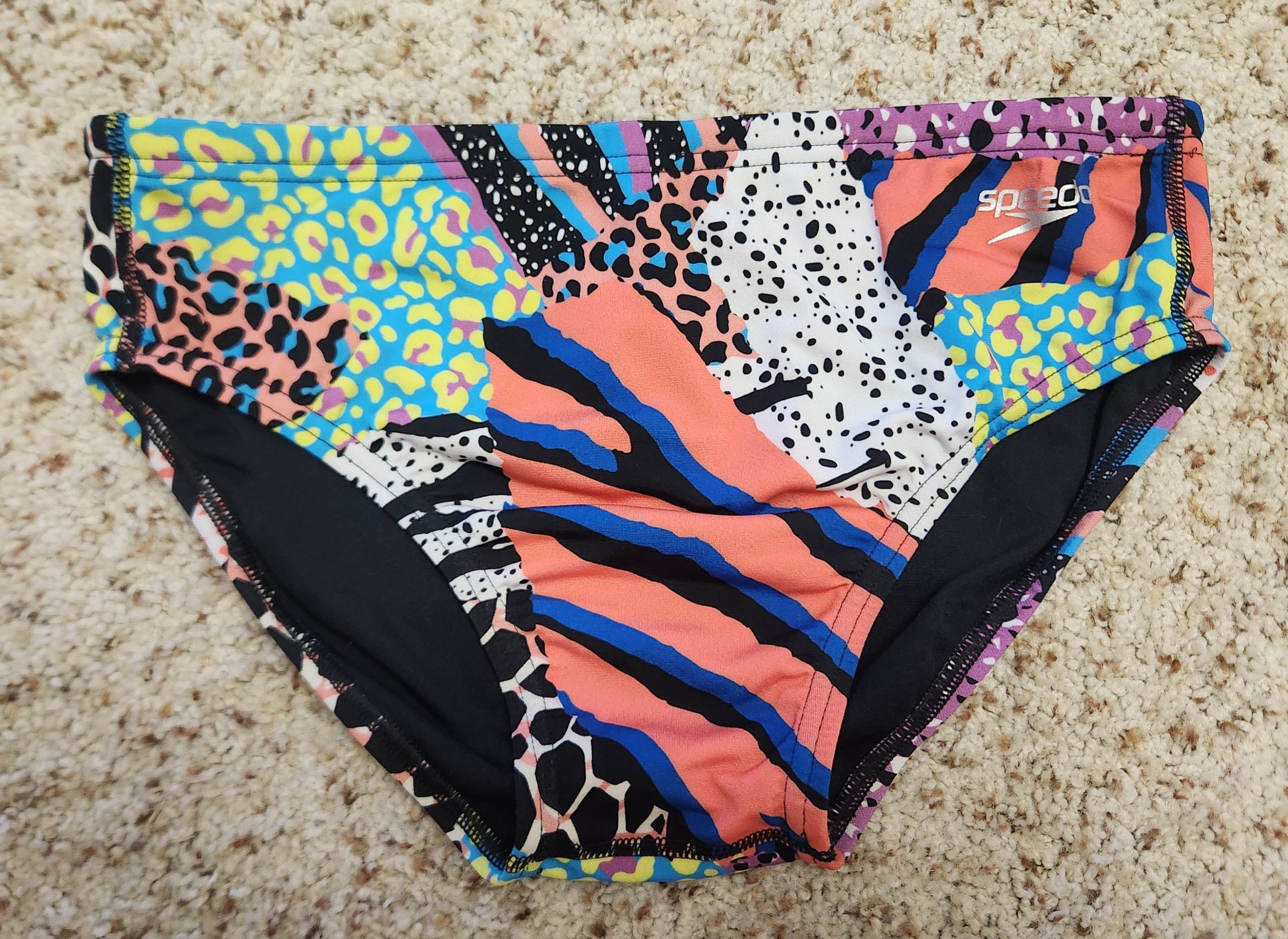 Speedo men's Speedo swim brief 32 bold multi color Size US 32 / EU 48 - 7 Thumbnail