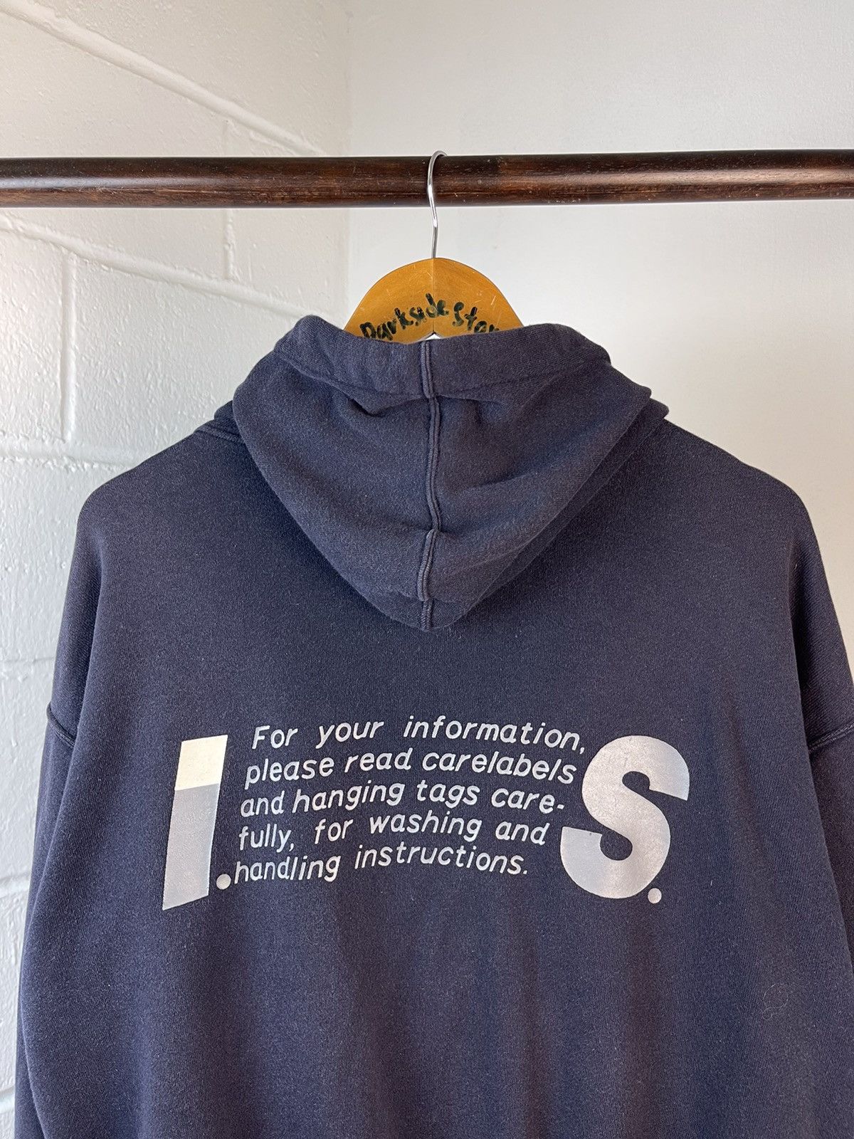 Final Home × Issey Miyake × Tsumori Chisato 80s Iconic Issey Miyake Care Label Zip Hoodie Size US L / EU 52-54 / 3 - 6 Thumbnail