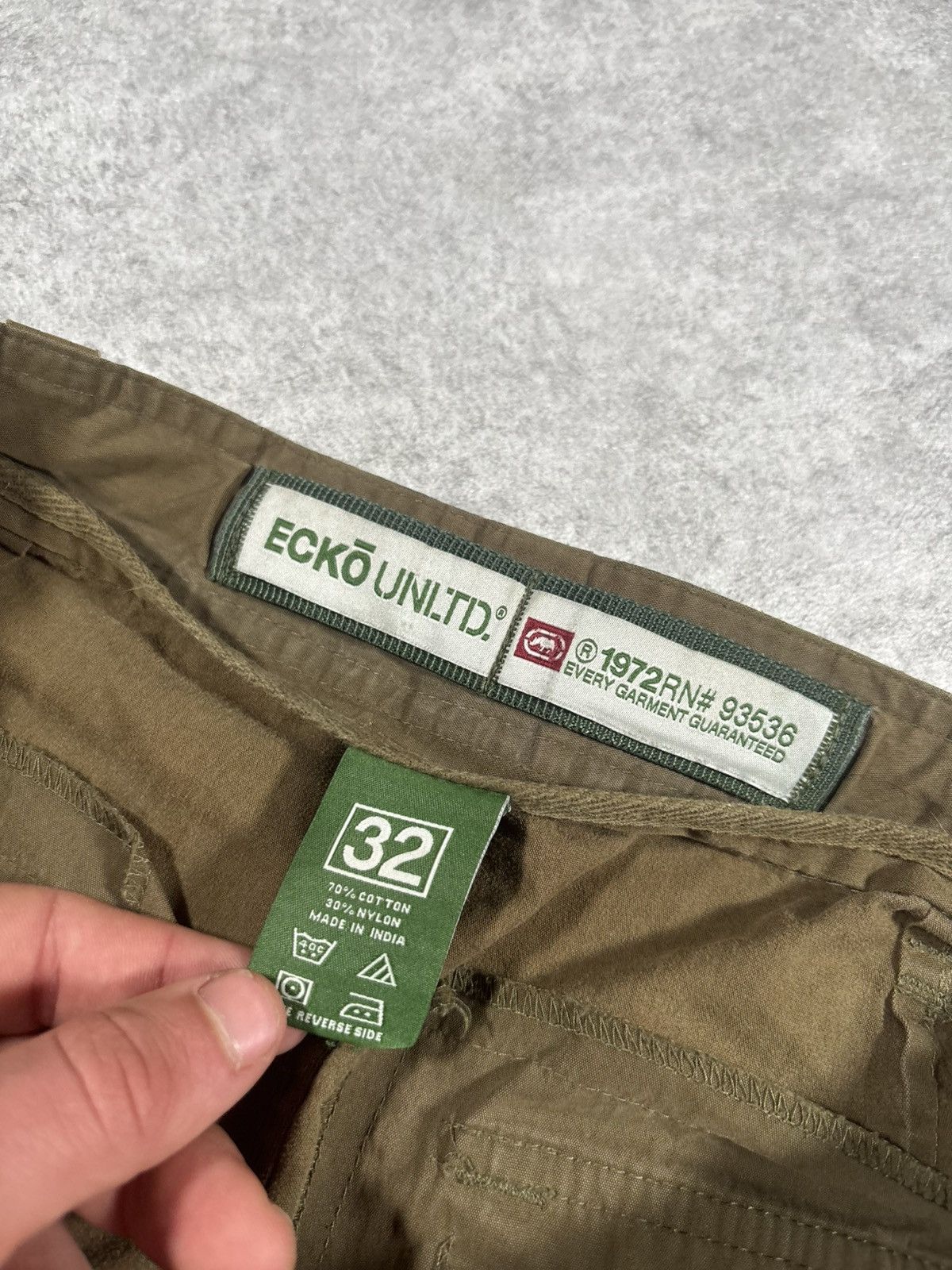 Ecko Unltd. Ecko untd. Cargo shorts vintage 90s sk8 workclothing work Size US 32 / EU 48 - 9 Thumbnail