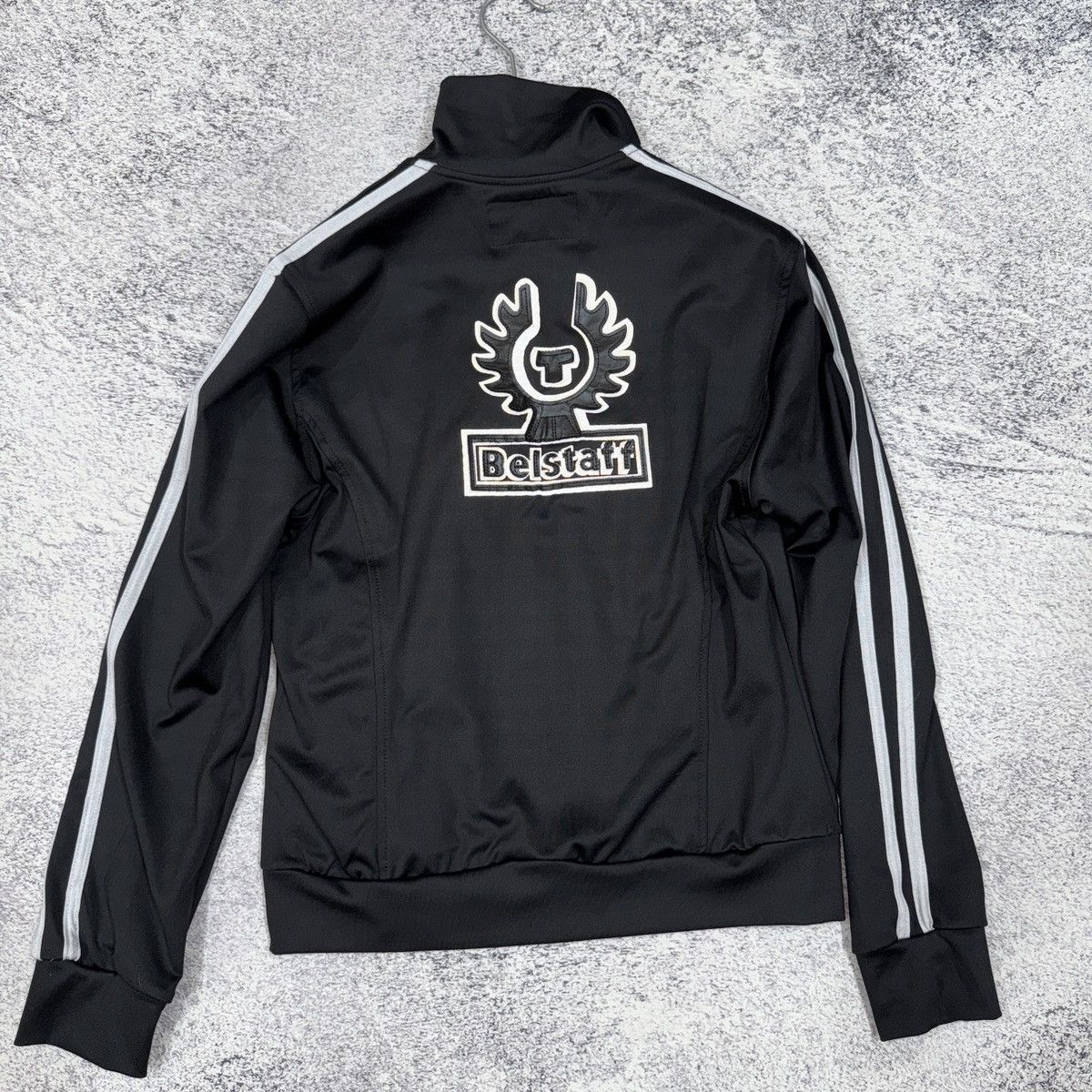 Belstaff × Designer Belstaff Womens Black Taped Track Jacket M size 42 Size M / US 6-8 / IT 42-44 - 8 Thumbnail