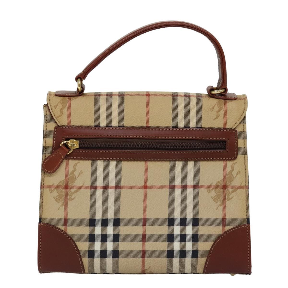 Burberry Burberry Nova Check Hand Bag Pvc Beige Size ONE SIZE - 2 Thumbnail