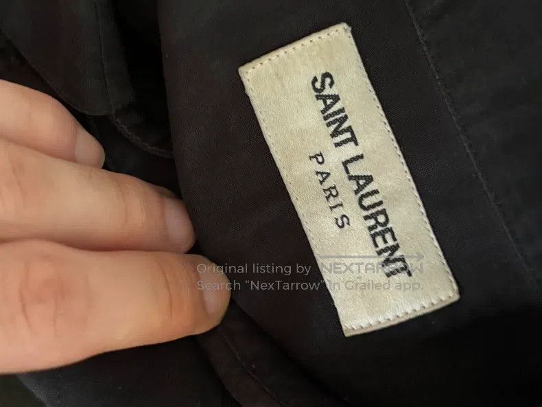 Saint Laurent Paris Saint Laurent Paris Cutout Shirt Size XS / US 0-2 / IT 36-38 - 3 Thumbnail