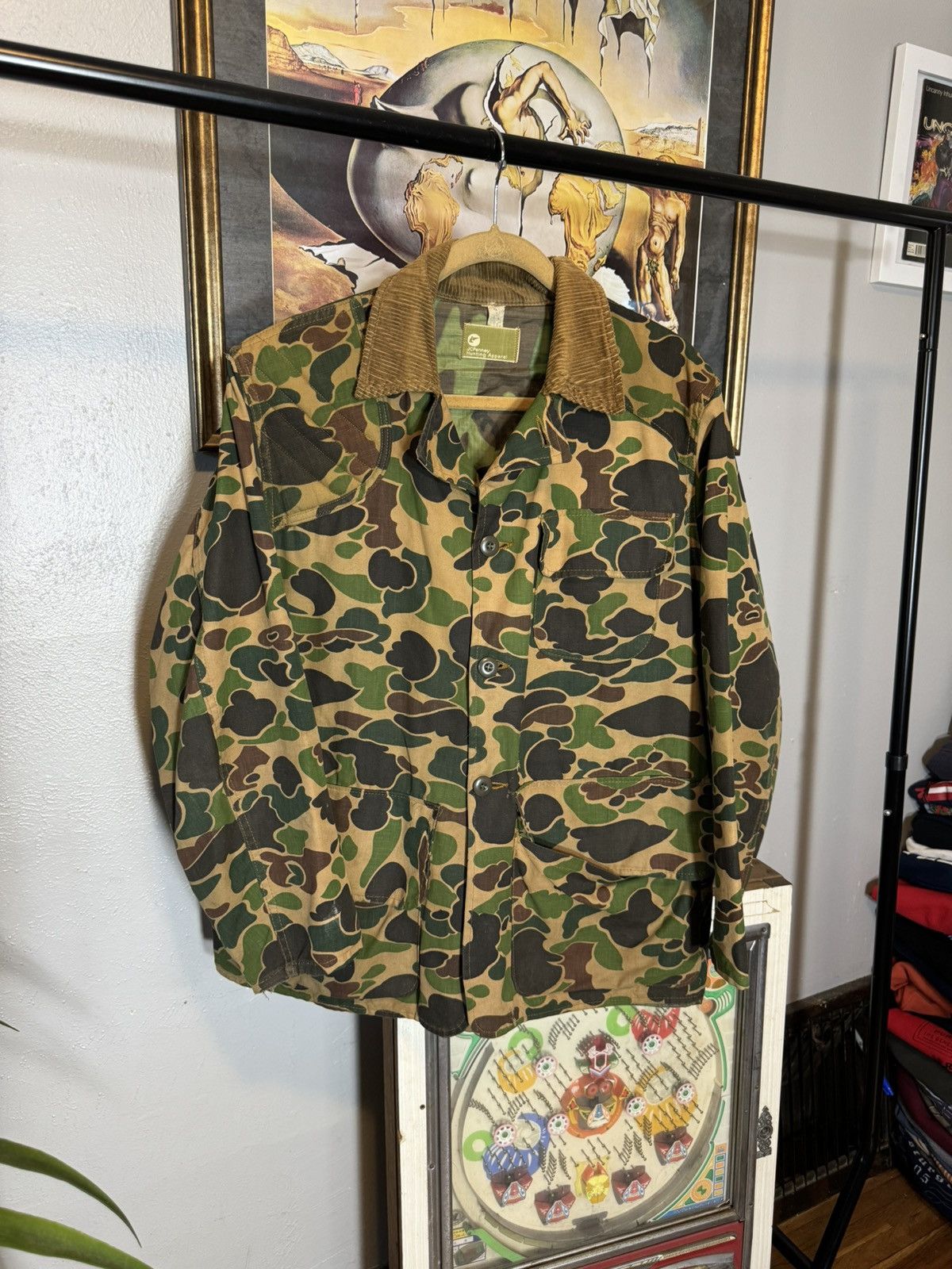 Vintage Vintage 1980s Camo Jacket Size US L / EU 52-54 / 3 - 1 Thumbnail
