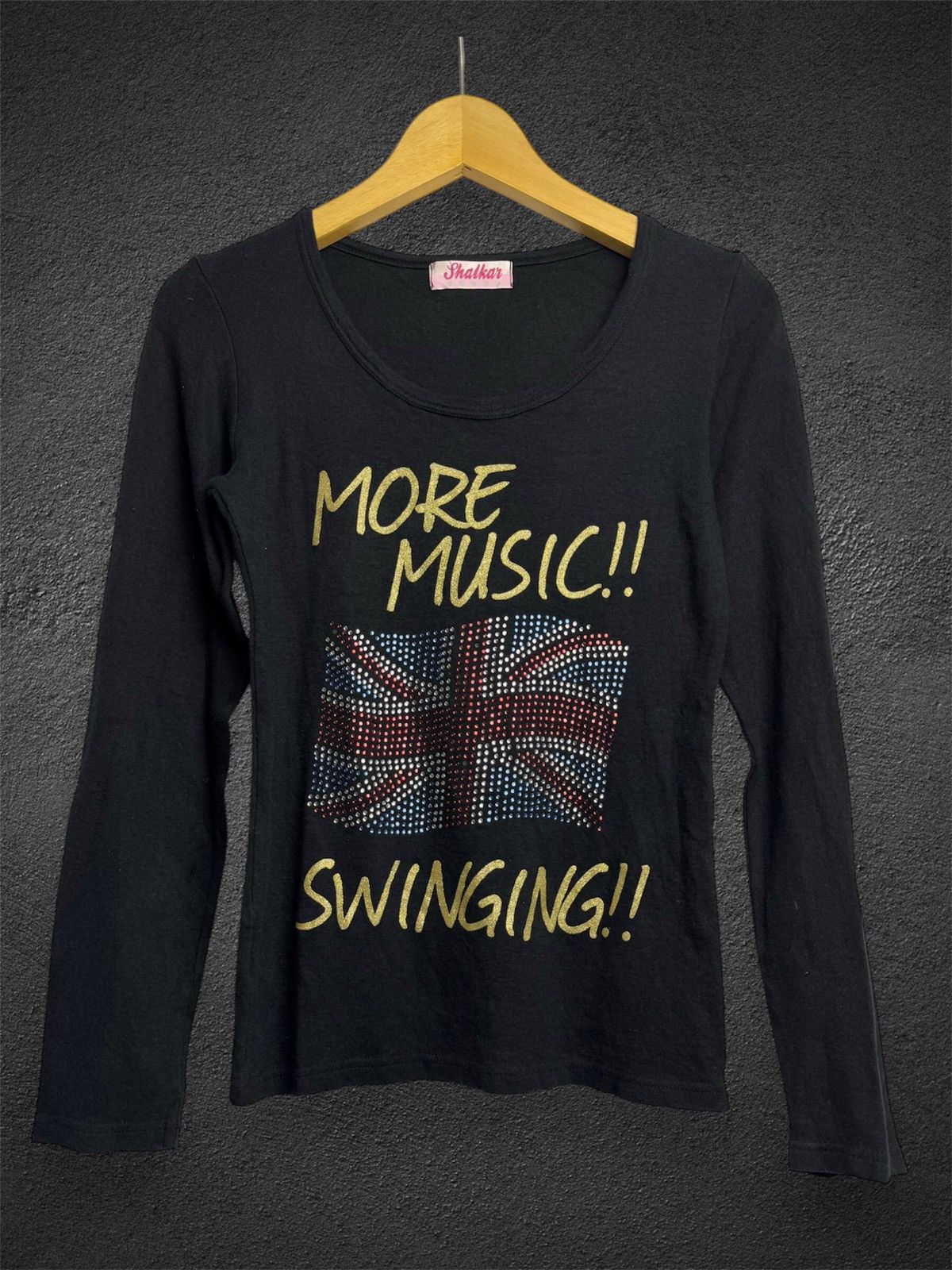 Hysteric Glamour 2000s Gothic England Flag Long Sleeve Shalkar Size US S / EU 44-46 / 1 - 1 Thumbnail