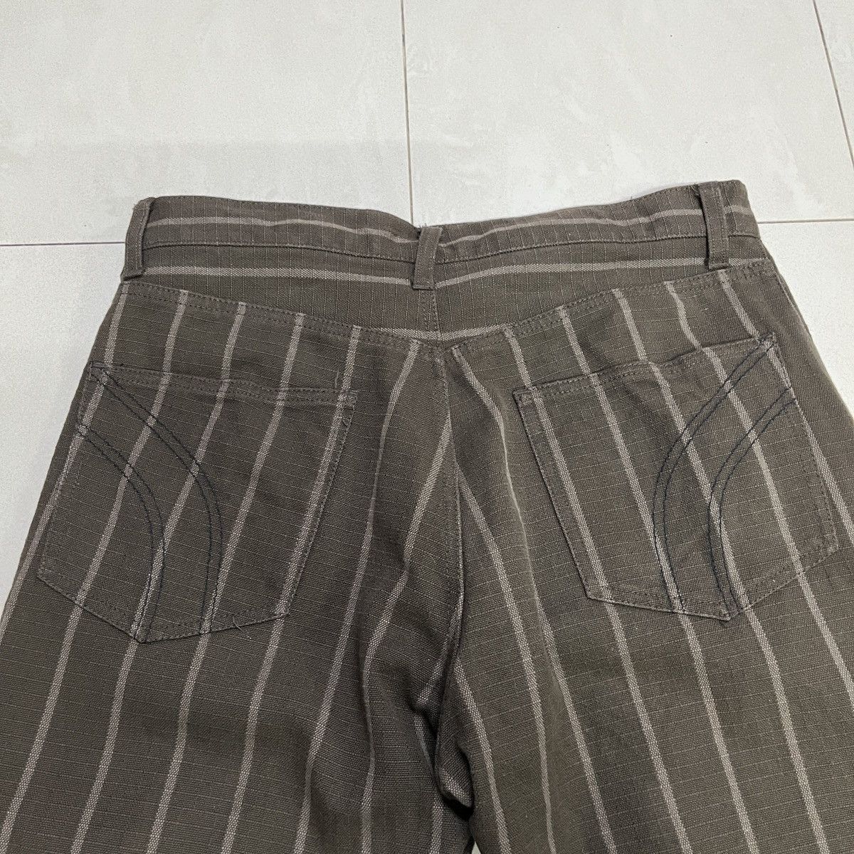 14th Addiction × If Six Was Nine × PPFM Rare PPFM Stripe Zipper Punk Pants Size US 31 - 14 Thumbnail
