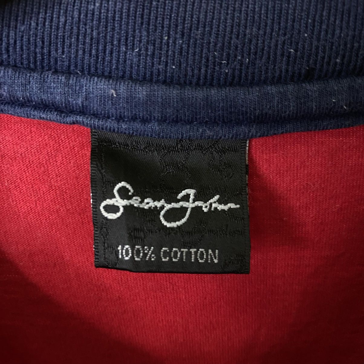 Sean John Vintage Y2K Sean John Embroidery Spell Out T Shirt Size US L / EU 52-54 / 3 - 4 Thumbnail