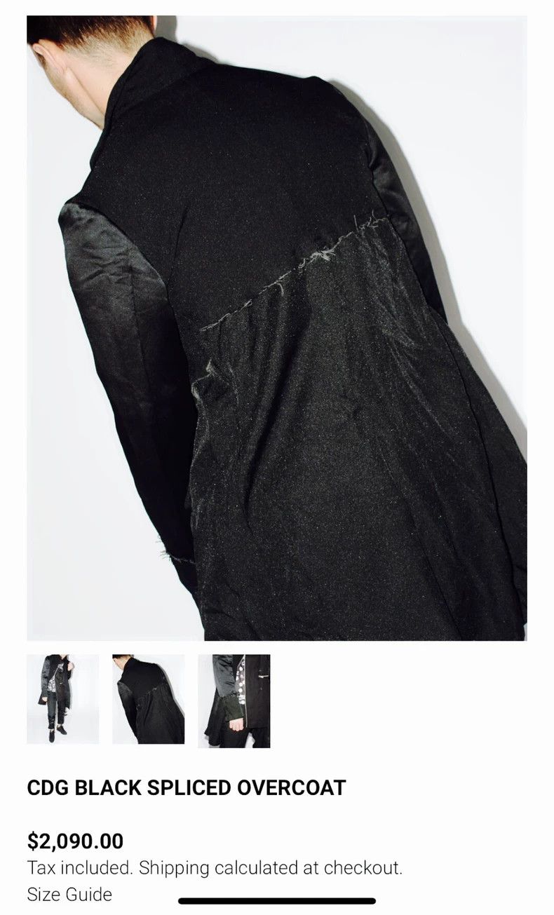 Comme des Garcons Comme Des Garcons Coat, windbreaker, cotton stitching Size XL / US 12-14 / IT 48-50 - 3 Thumbnail