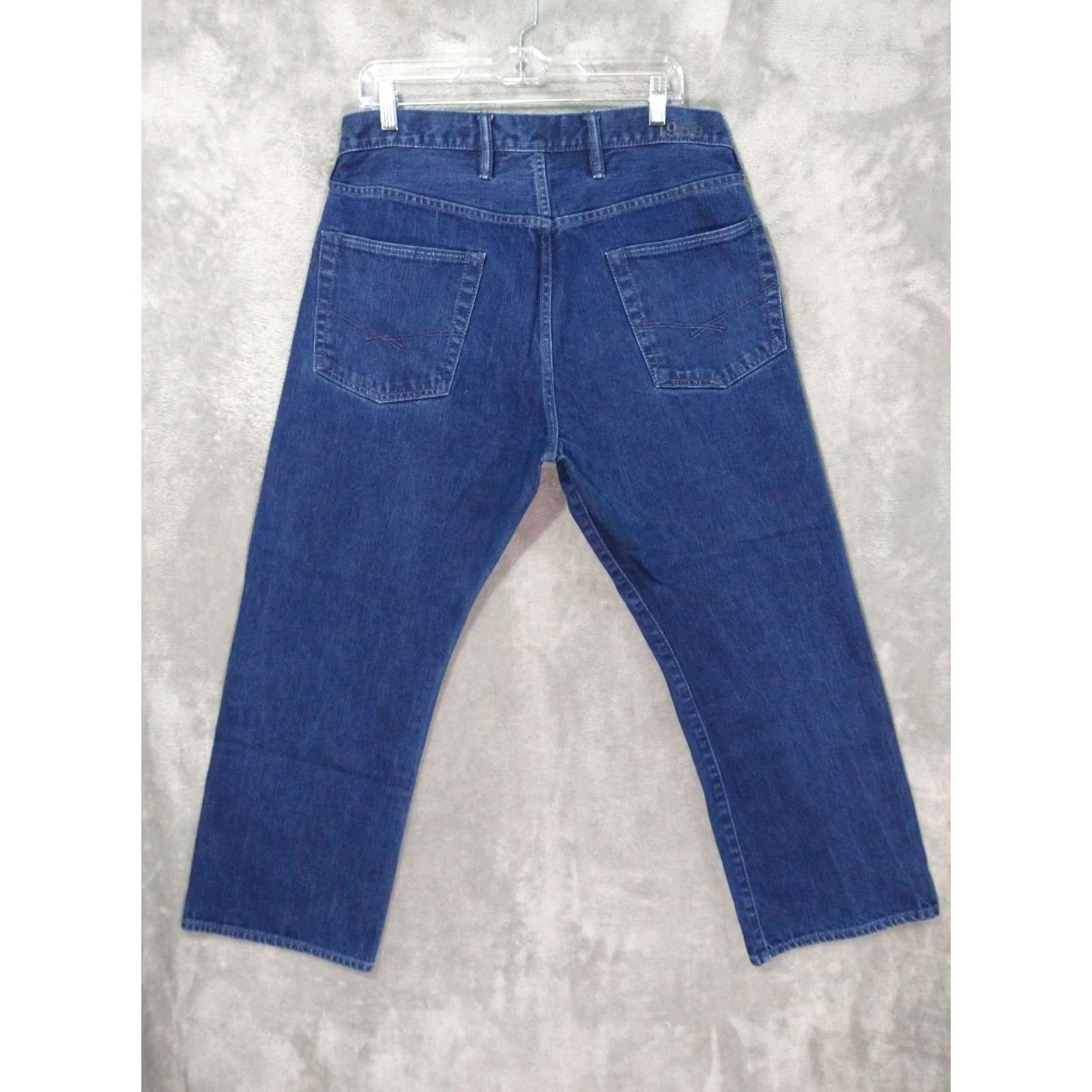 Gap Gap 1969 Jeans Mens Wide Leg Loose Fit 36x30 Dark Wash Blue Denim Size US 36 / EU 52 - 2 Thumbnail