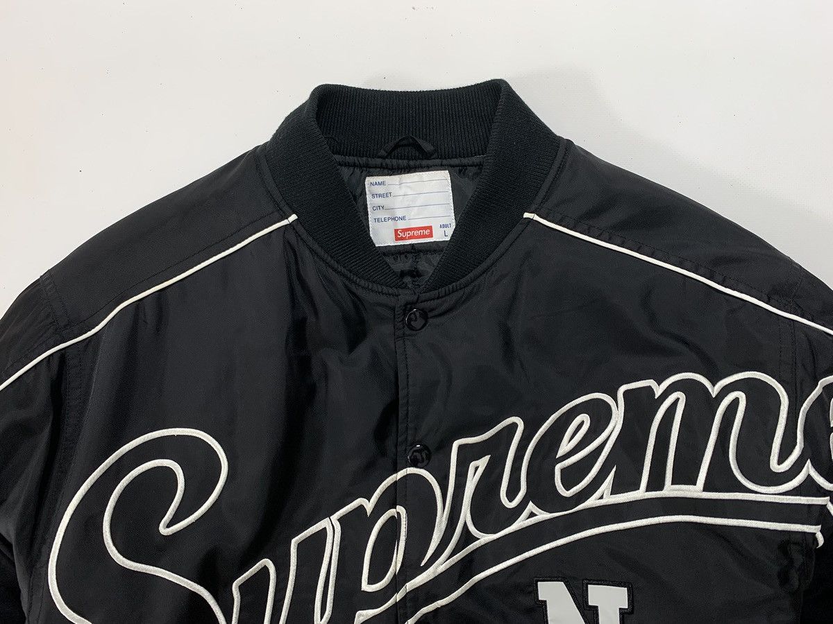 Supreme Supreme Contrast Script Varsity NY Varsity Jacket Men's _L Size US L / EU 52-54 / 3 - 6 Thumbnail
