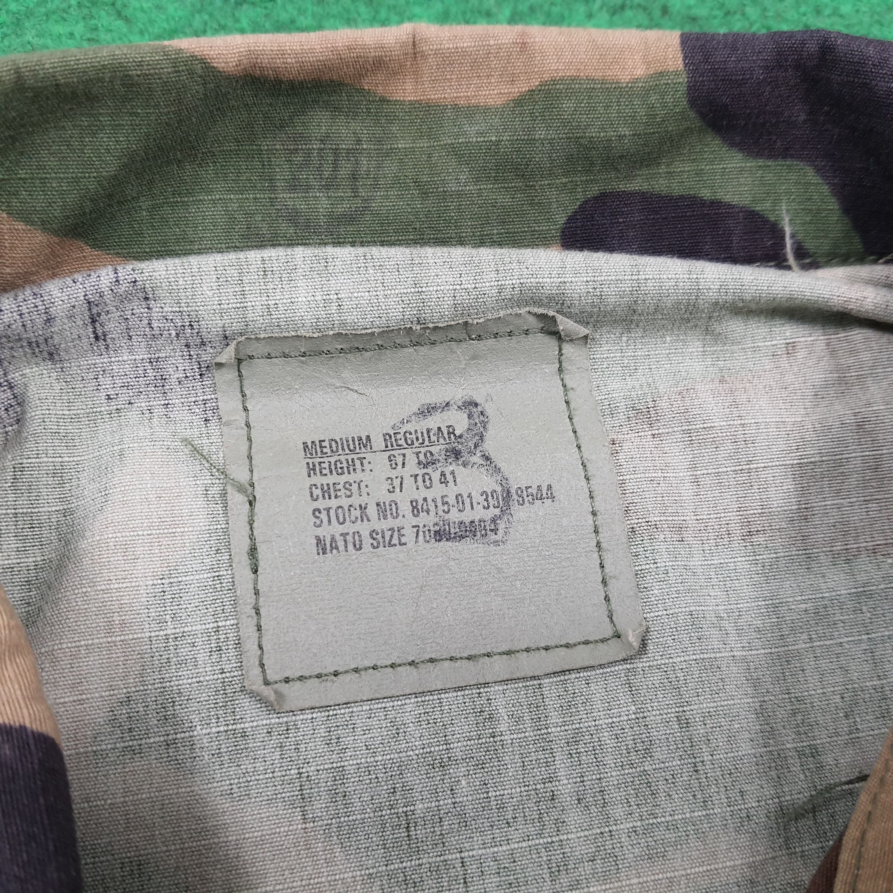 Vintage Vintage U.S Army Woodland Camouflage Camo Jacket C305N19 Size US L / EU 52-54 / 3 - 4 Thumbnail