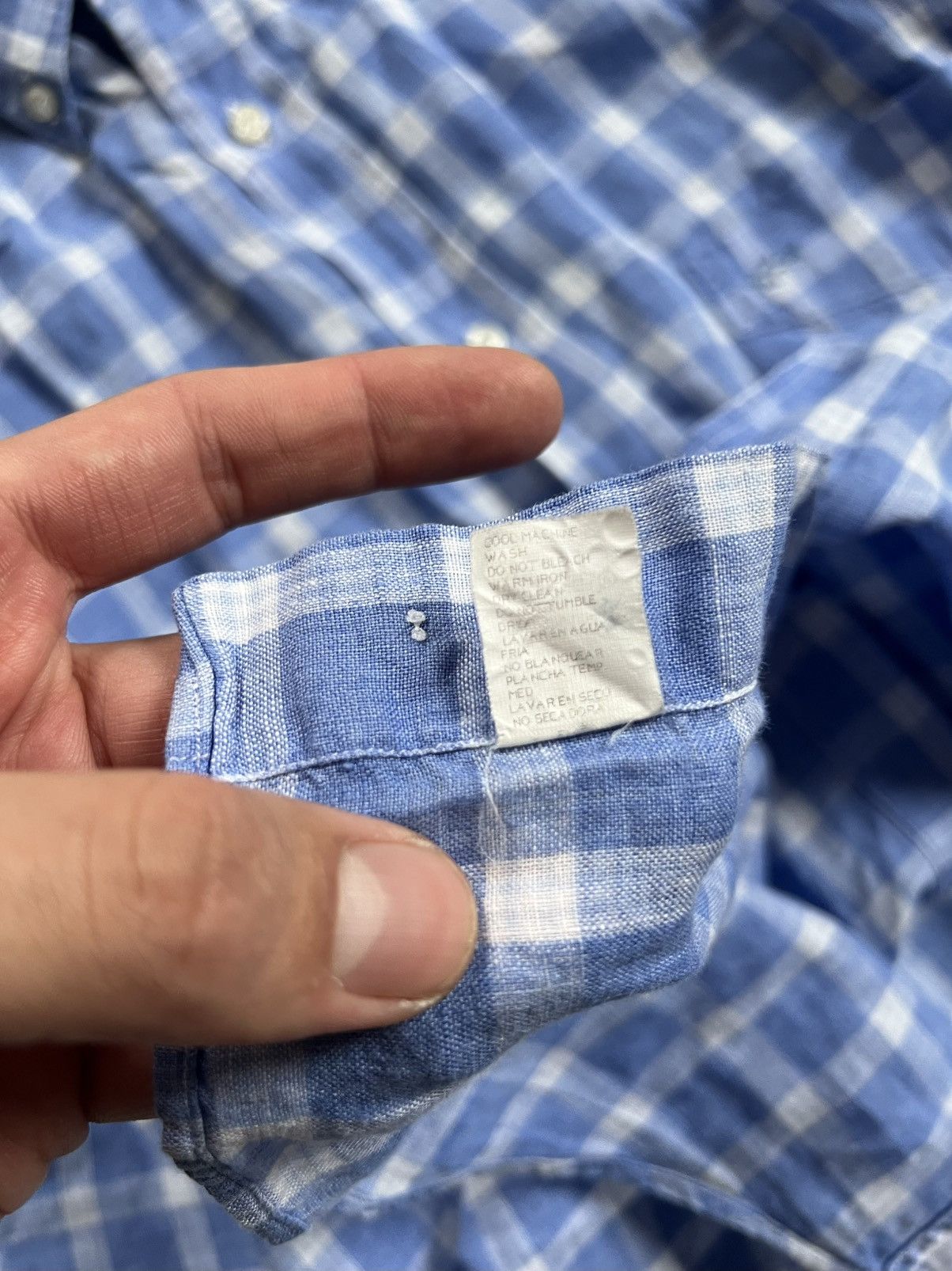 Paul & Shark Paul & Shark Yachting Linen Short Sleeve Button Shirt Plaid Size US M / EU 48-50 / 2 - 7 Thumbnail