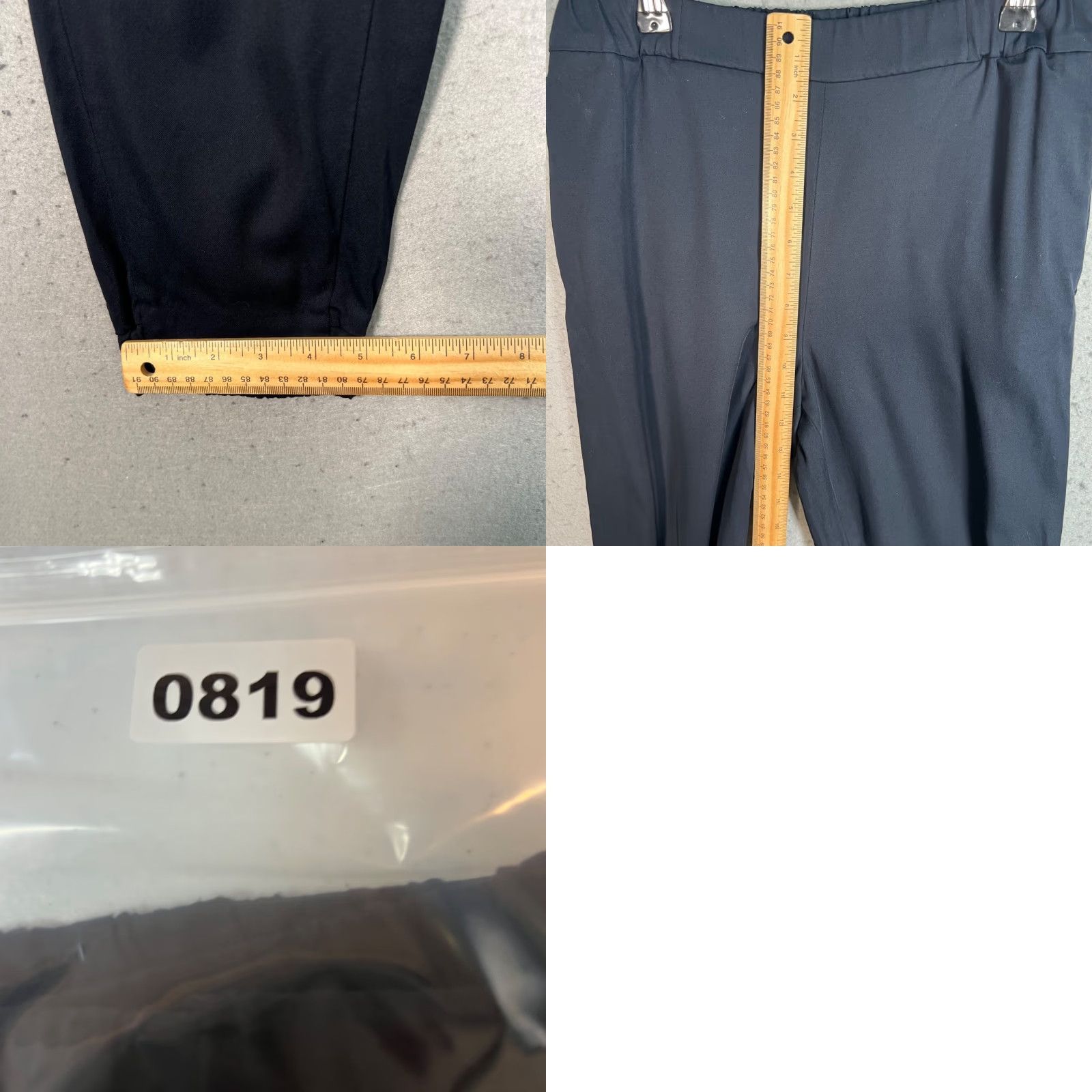 Cos COS Women's Pants Jogger Viscose Wool Black 34 EUR High Rise Tapered Inseam 25 in - Regular, Adult Womens, COS Brand, Black Jogger Pants Size 24" / US 00 / IT 34 - 8 Thumbnail