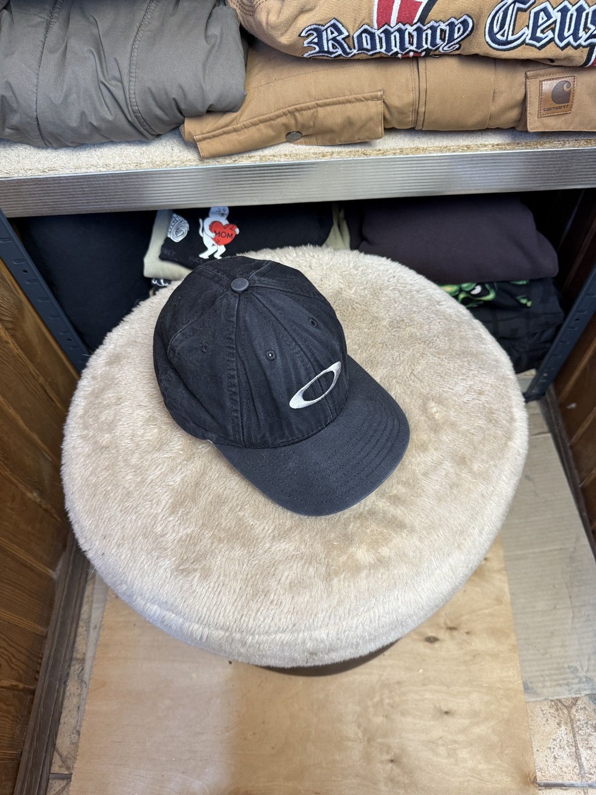 Oakley 90s Oakley Cap Hat Faded Xyz Optics Size ONE SIZE - 2 Thumbnail