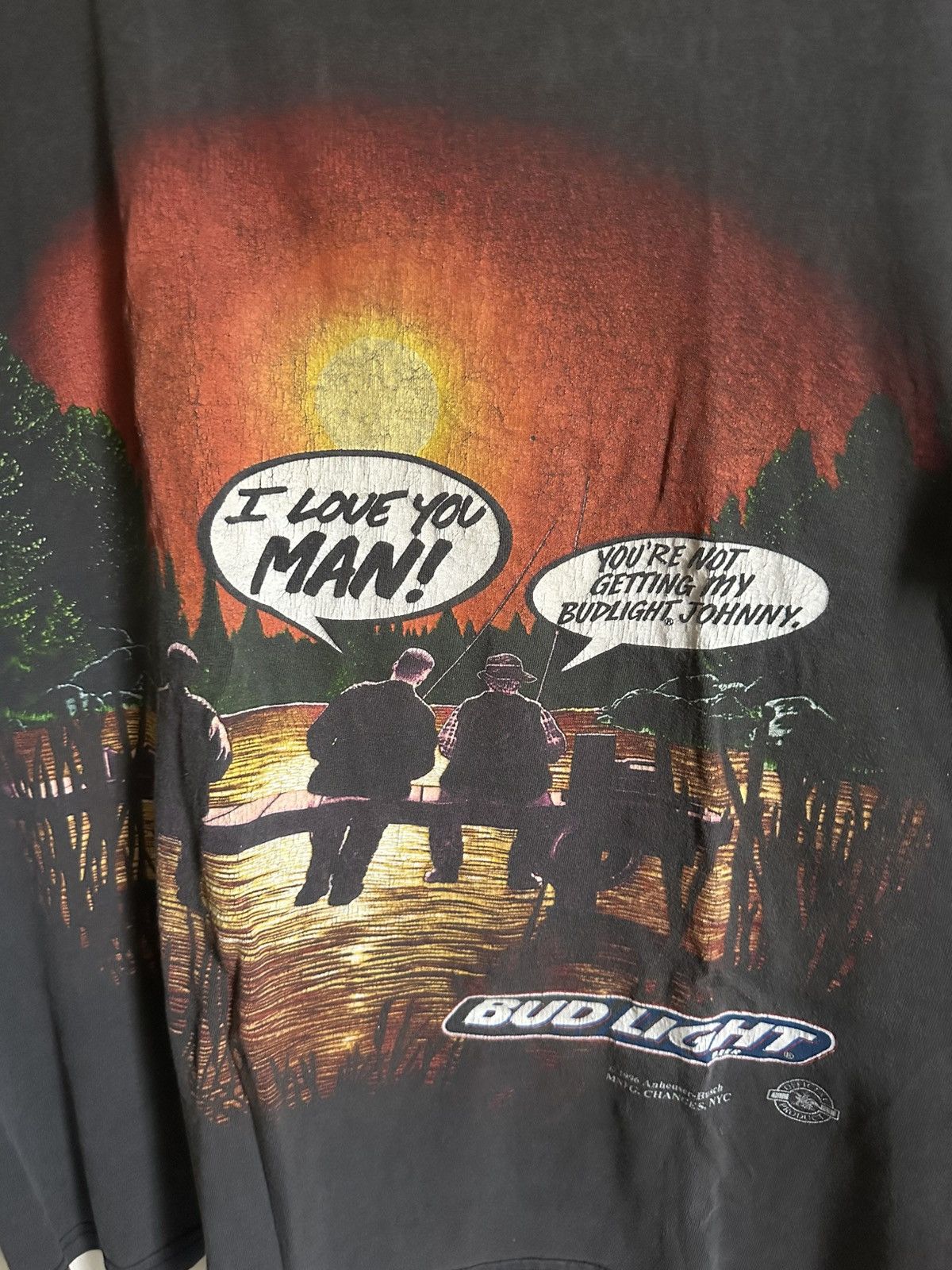Other Vintage 1996 Bud Light “I Love You Man!” Graphic Tee Size US XL / EU 56 / 4 - 2 Thumbnail