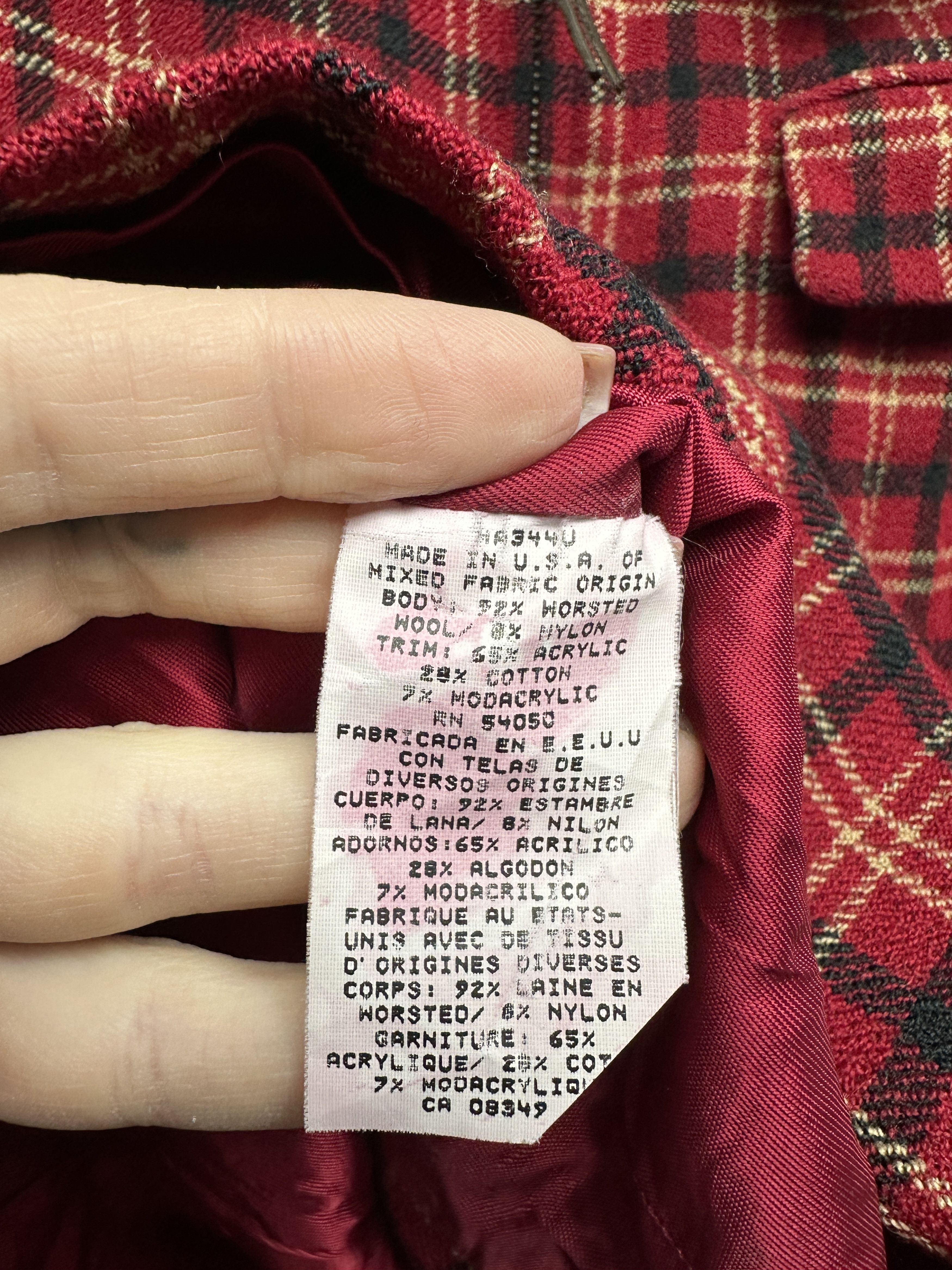 Polo Ralph Lauren Polo Ralph Lauren Vintage Womens Wool Coat Jacket Fur Collar Size M / US 6-8 / IT 42-44 - 5 Thumbnail