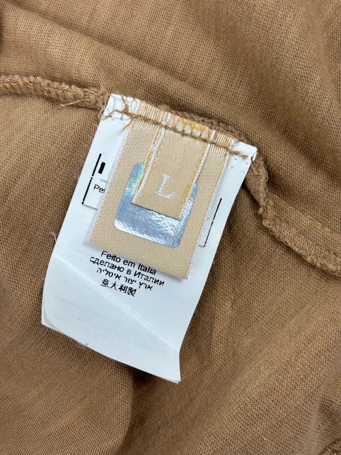 John Galliano Galliano Printed Letters Beige G T-Shirt Size US M / EU 48-50 / 2 - 8 Thumbnail