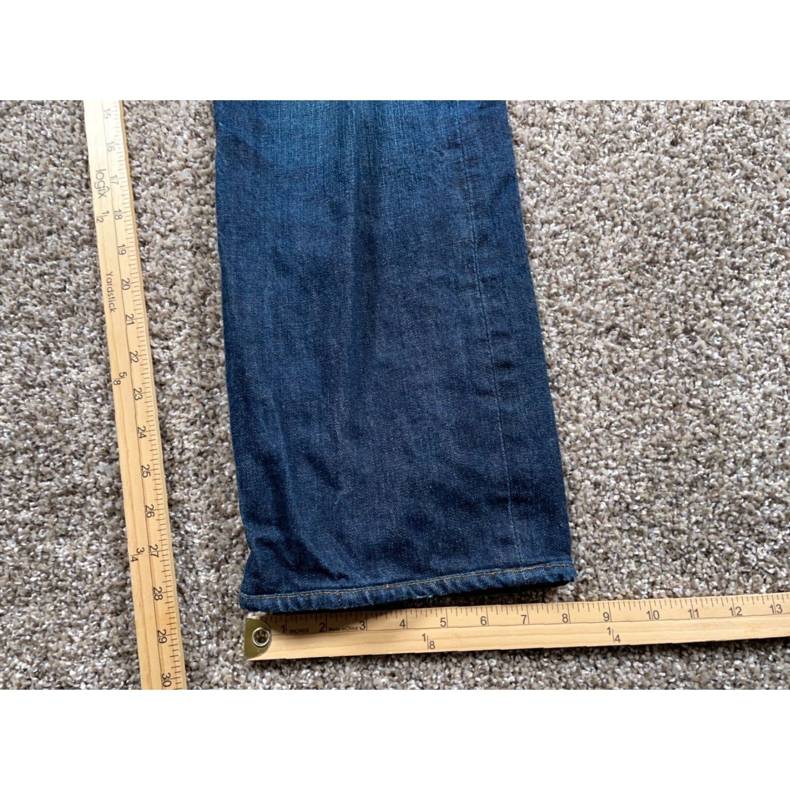 Denime VINTAGE AG Adriano Goldschmied Men’s Jeans 32 Straight Leg Blue Denim Casual US Made Size US 32 / EU 48 - 7 Thumbnail