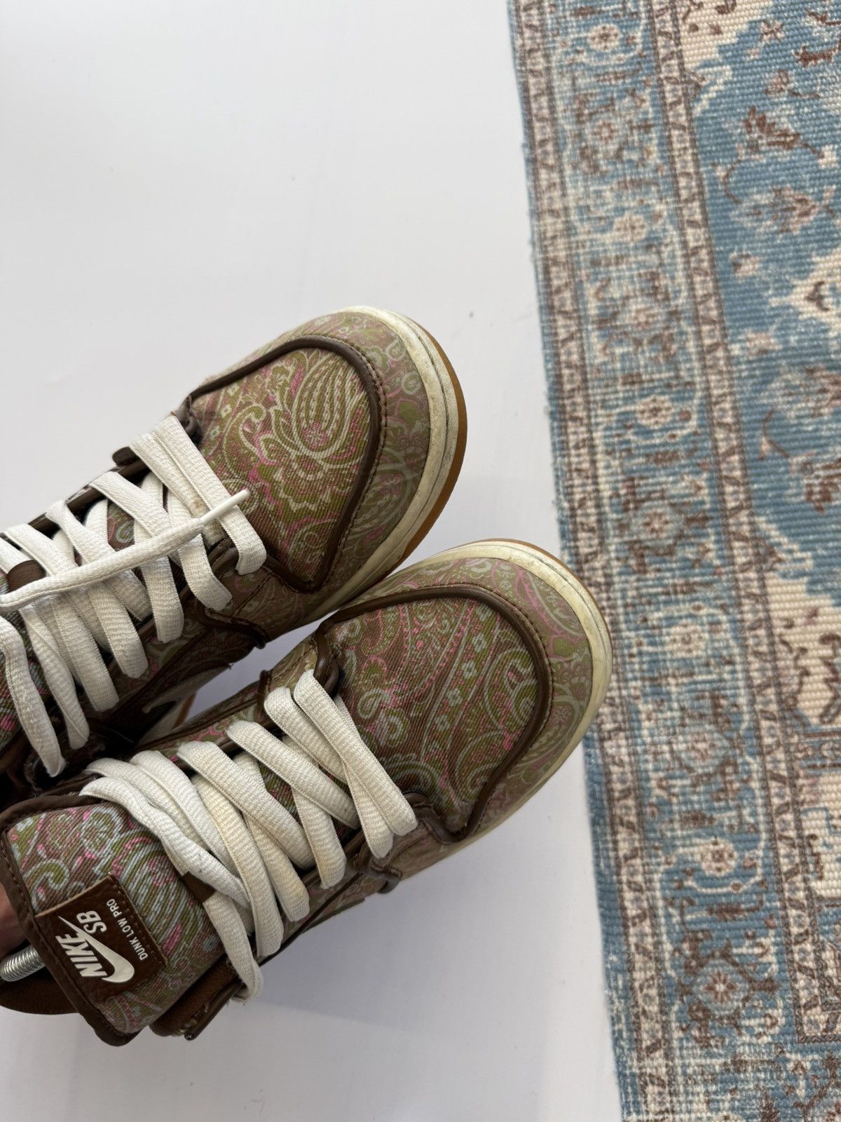 Nike Nike SB Dunk Pro Paisley Brown Low Sneakers Size US 9 / EU 42 - 12 Thumbnail