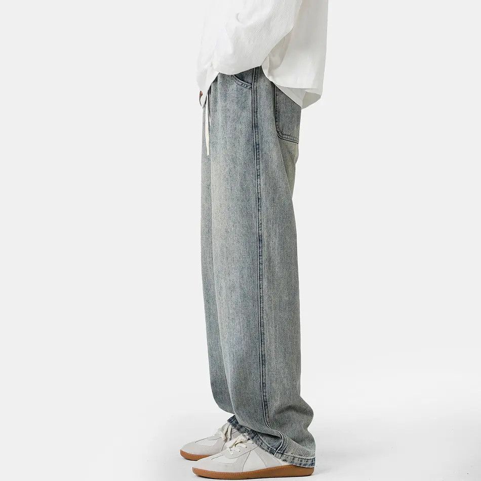 Japanese Brand Retro loose wide leg casual jeans Size US 30 / EU 46 - 6 Thumbnail