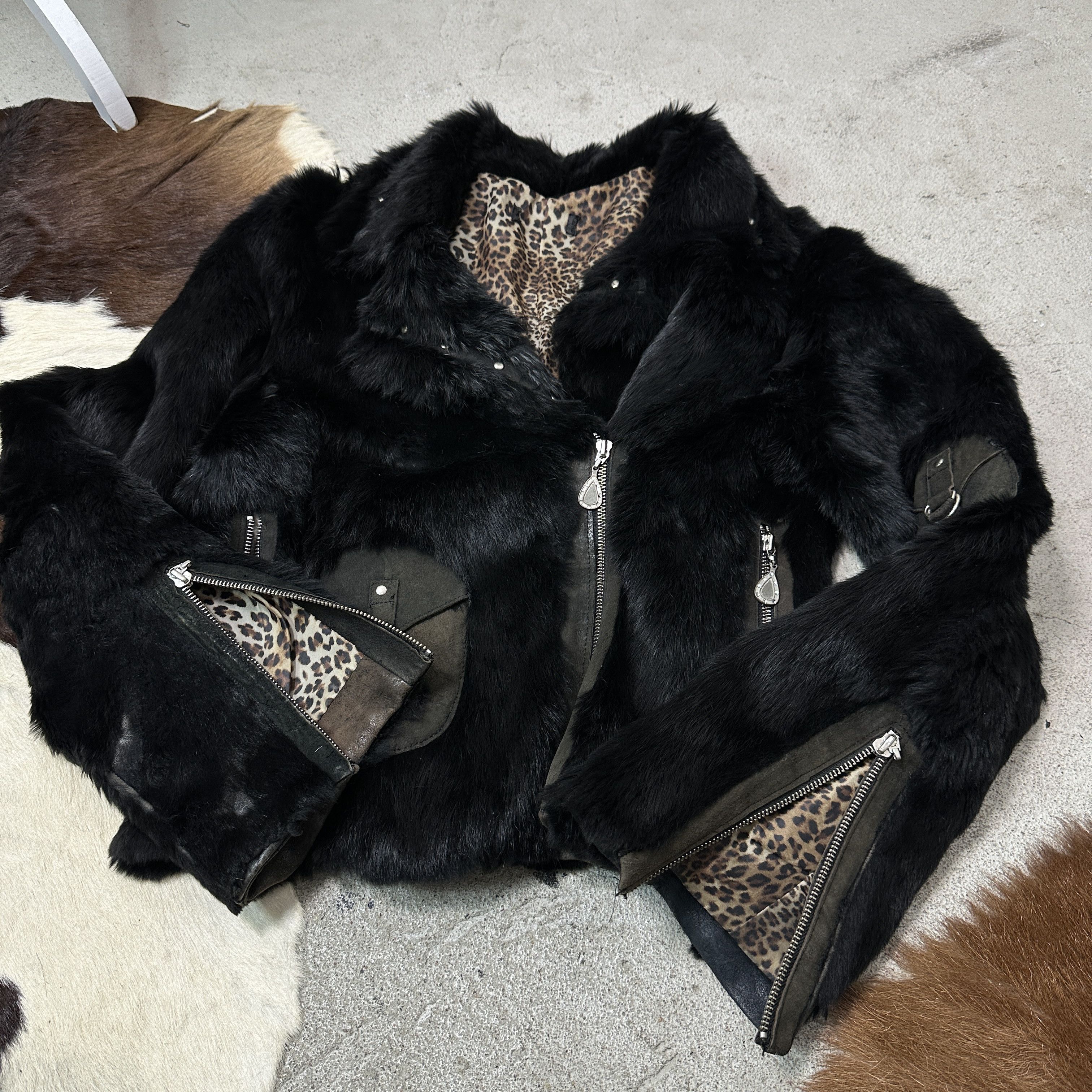 Vintage Vintage Old Money Real Rabbit Fur Jacket 00s Size M / US 6-8 / IT 42-44 - 5 Thumbnail