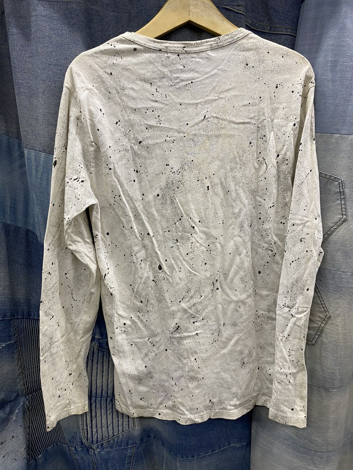 Beauty Beast japanese berning sho splater longsleeve poem Size US L / EU 52-54 / 3 - 3 Thumbnail