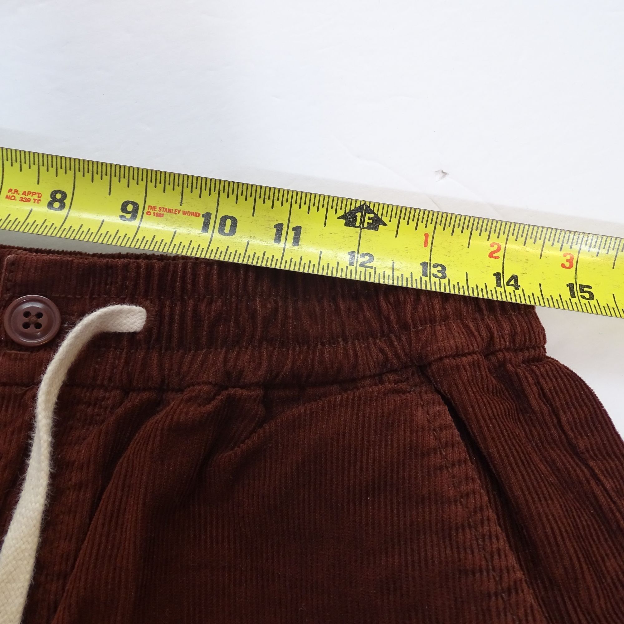 J.Crew J Crew Corduroy Drawstring Dock Pants Jogger Burgundy Small Size US 28 / EU 44 - 10 Thumbnail