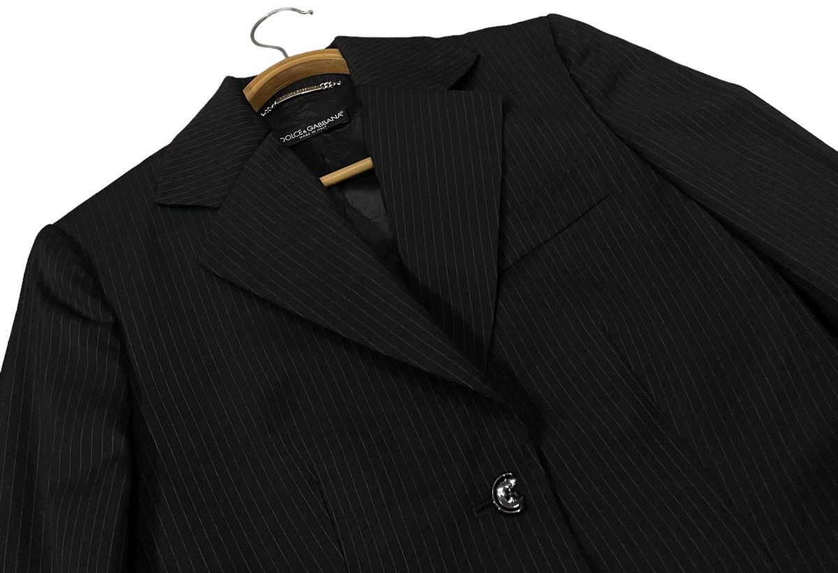 Dolce & Gabbana Runway Dolce & Gabbana Pinstripe Jumpsuit Size S / US 4 / IT 40 - 8 Thumbnail