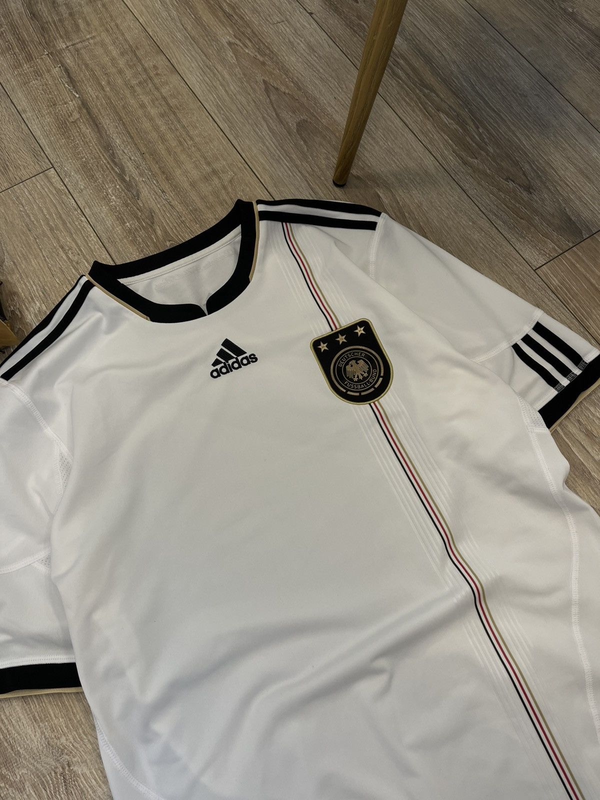Adidas ⚽️ADIDAS VINTAGE SOCCER JERSEY GERMANY NATIONAL TEAM 2010-11 Size US L / EU 52-54 / 3 - 2 Thumbnail