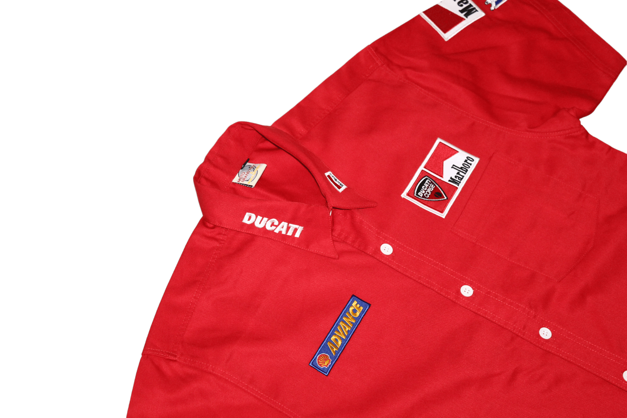 Ducati 💥VTG💥 Marlboro Ducati Corse MotoGP Racing Work Shirt Size US L / EU 52-54 / 3 - 13 Thumbnail