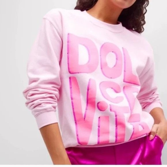 Other Alla Berman Womens Sweatshirt Size Medium Pink Size M / US 6-8 / IT 42-44 - 7 Thumbnail