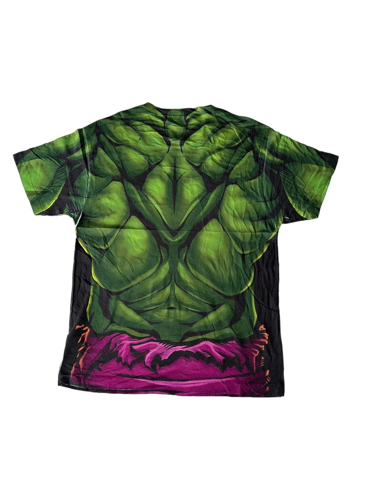Marvel Comics Vtg Marvel Universal Studio Hulk Overprint FullPrint Shirt Size US M / EU 48-50 / 2 - 2 Thumbnail