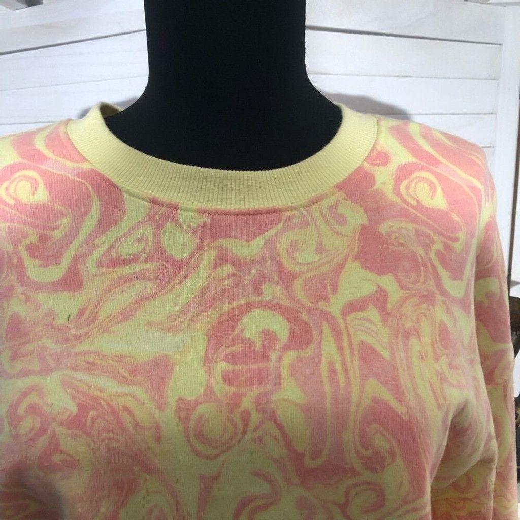 BP. BP. Nordstrom Sweatshirt Tie Dye Spacey Swirl Pink Yellow XS Size XS / US 0-2 / IT 36-38 - 11 Thumbnail